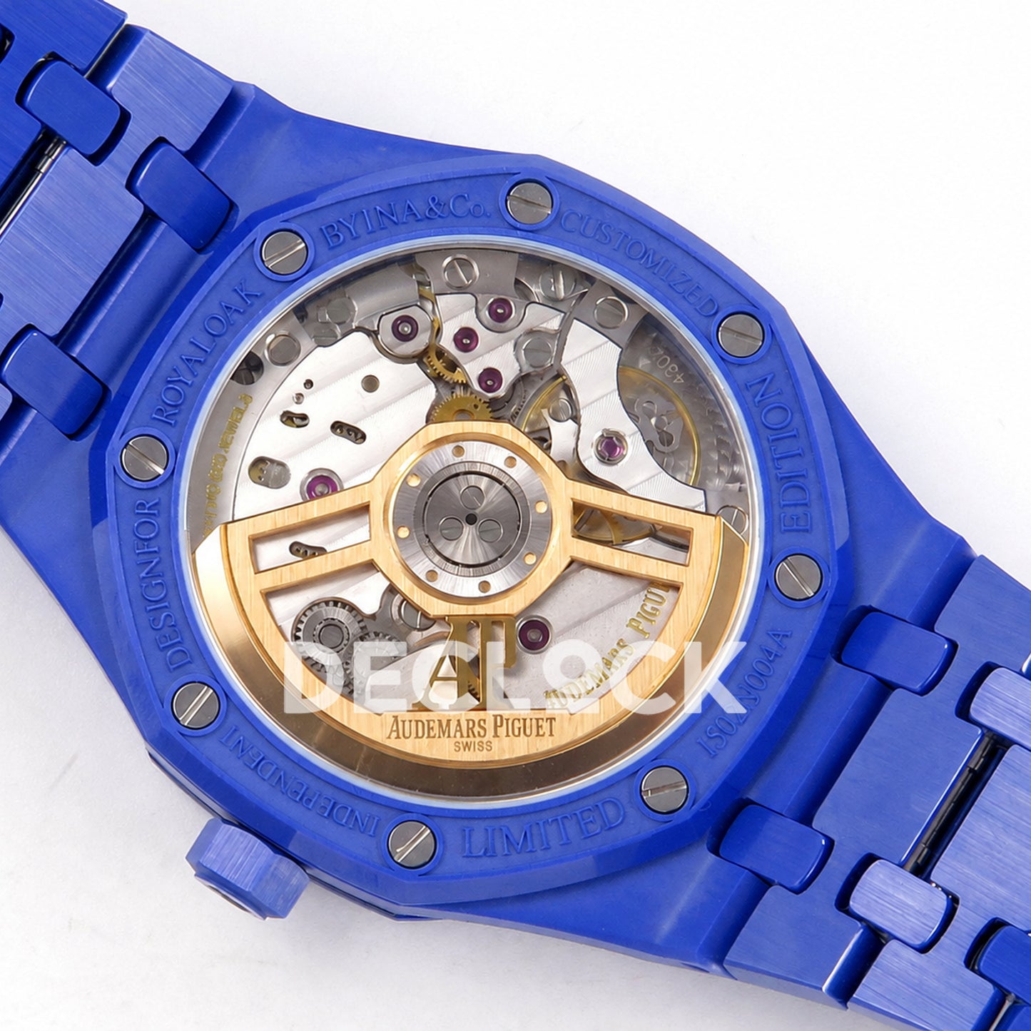 Audemars Piguet Royal Oak 41mm 15500 Blue Ceramic ZF SA4302 Free Sprung Replica