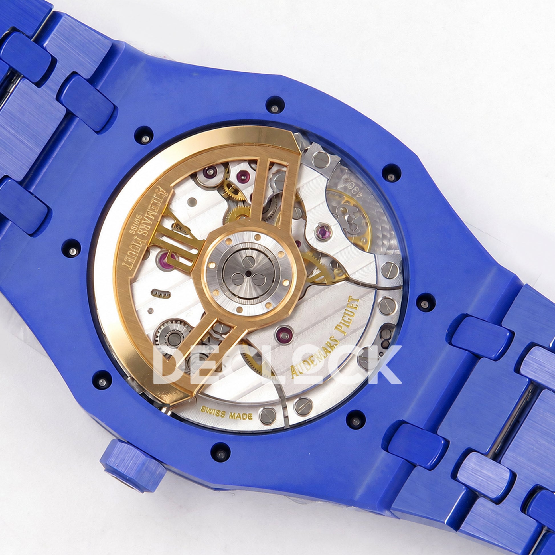 Audemars Piguet Royal Oak 41mm 15500 Blue Ceramic ZF SA4302 Free Sprung Replica
