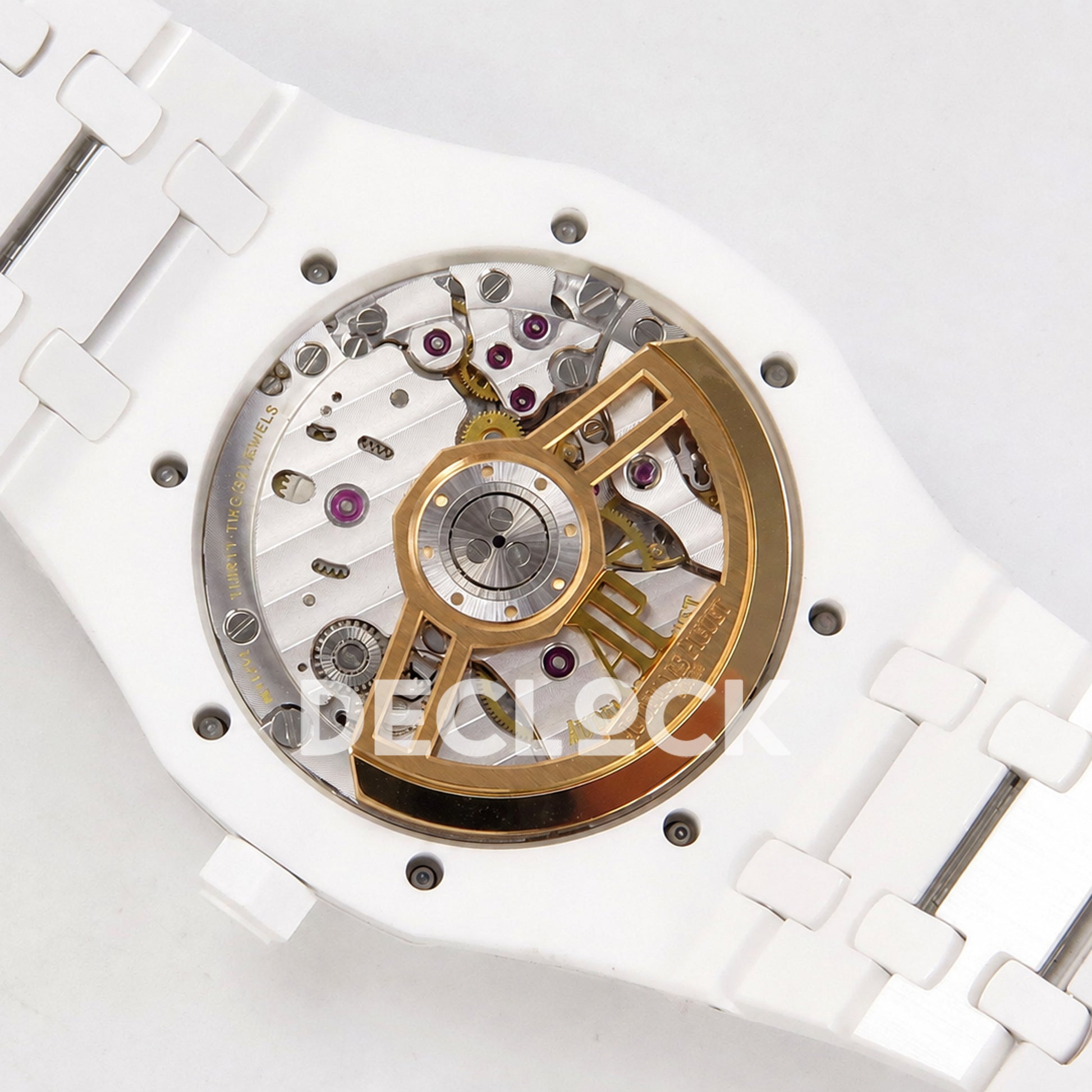 Audemars Piguet Royal Oak 41mm 15500 White Ceramic ZF SA4302 Free Sprung Replica