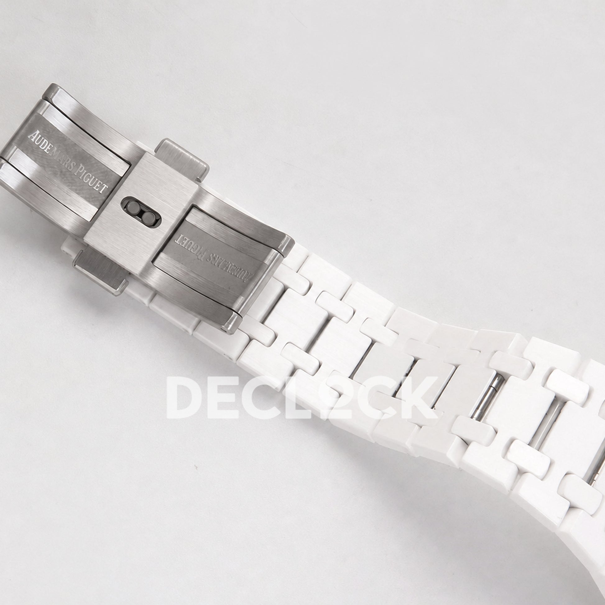 Audemars Piguet Royal Oak 41mm 15500 White Ceramic ZF SA4302 Free Sprung Replica