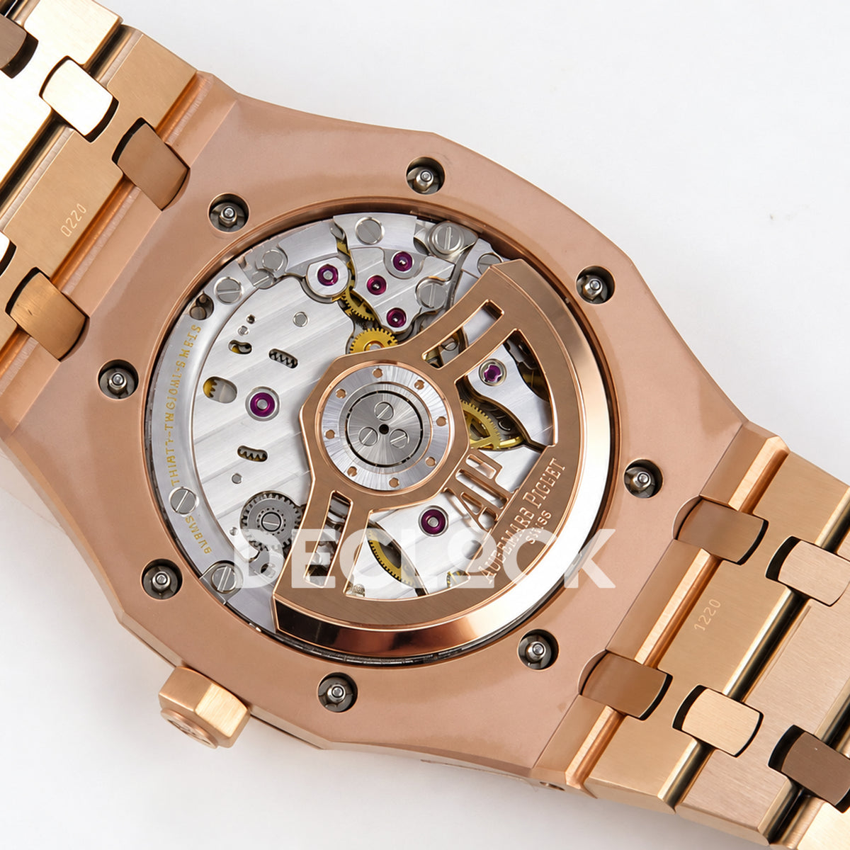 Audemars Piguet Royal Oak 15510OR.OO.1320OR.04 JF black dial rose gold bracelet DD4302 — movement