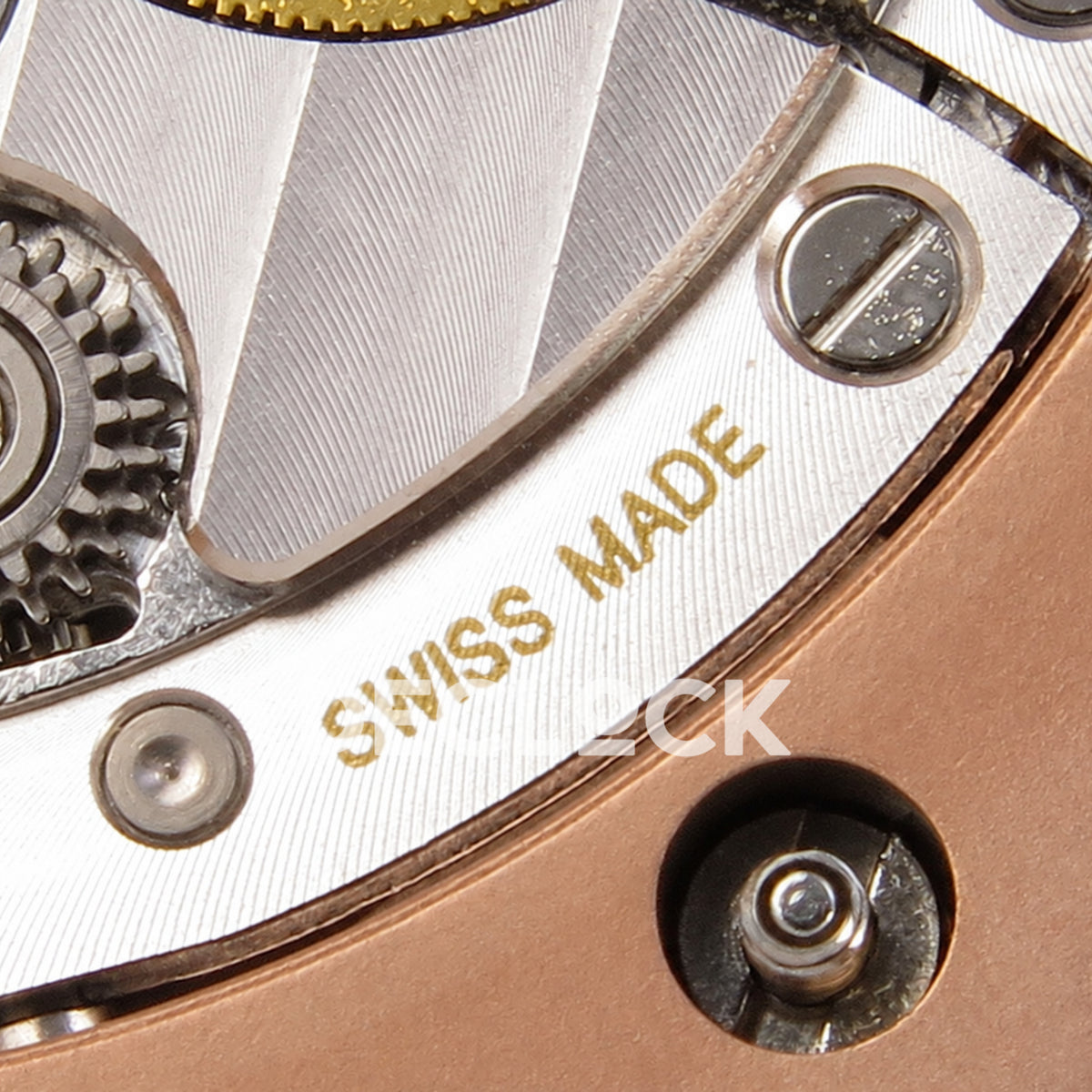 Audemars Piguet Royal Oak 15510OR.OO.1320OR.04 JF black dial rose gold bracelet DD4302 — movement engraving
