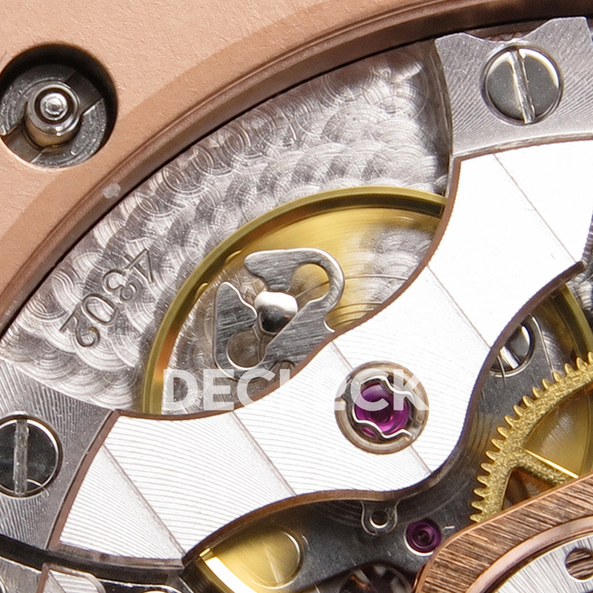 Audemars Piguet Royal Oak 15510OR.OO.1320OR.03 JF blue dial rose gold bracelet DD4302 — balance detail