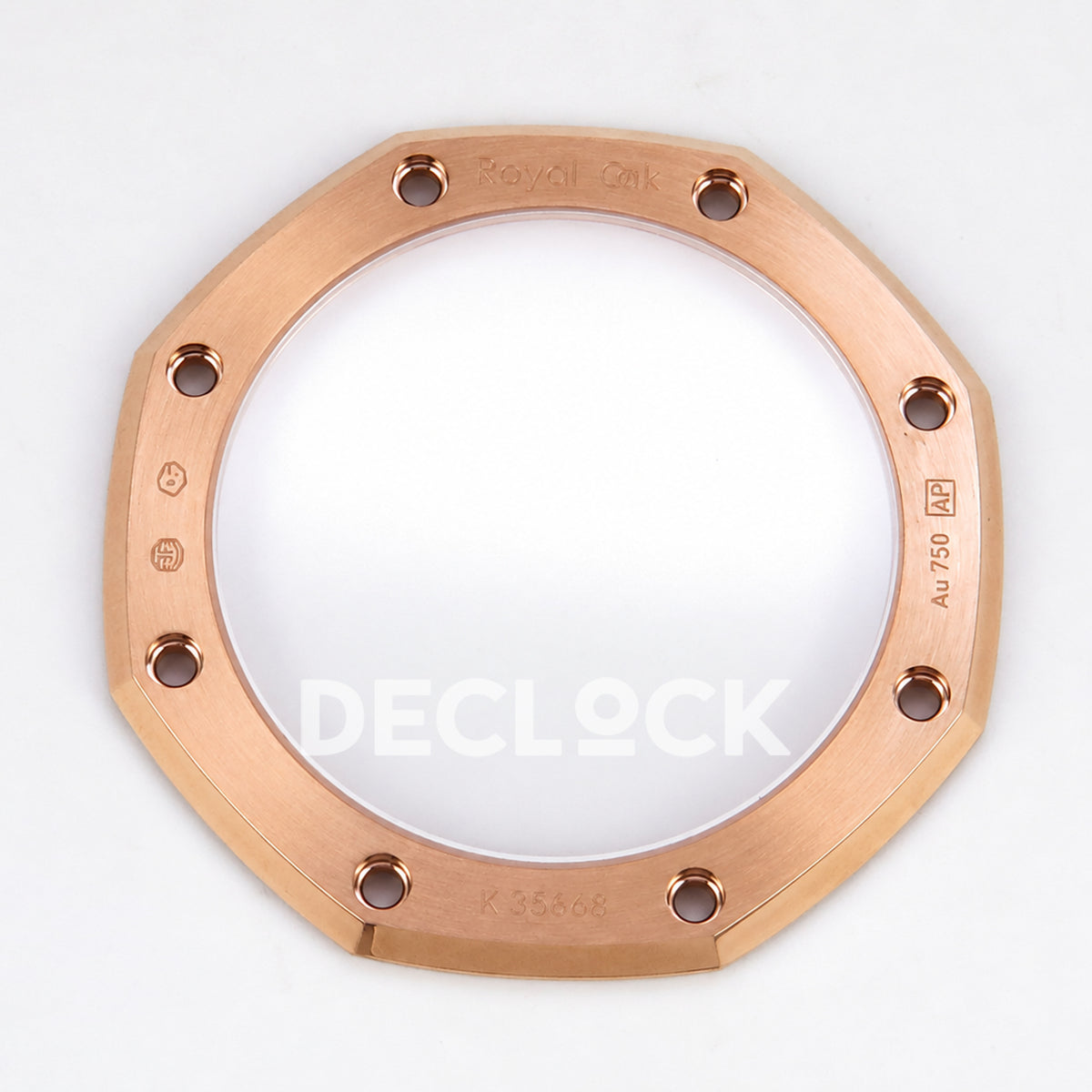 Audemars Piguet Royal Oak 15510OR.OO.1320OR.03 JF blue dial rose gold bracelet DD4302 — caseback cover