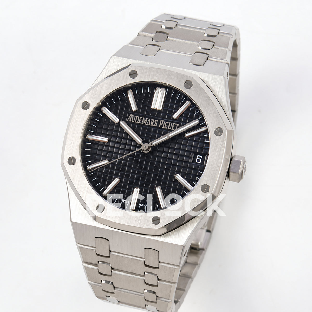 Audemars Piguet Royal Oak 15510 JF steel black dial DD4302 — angled front