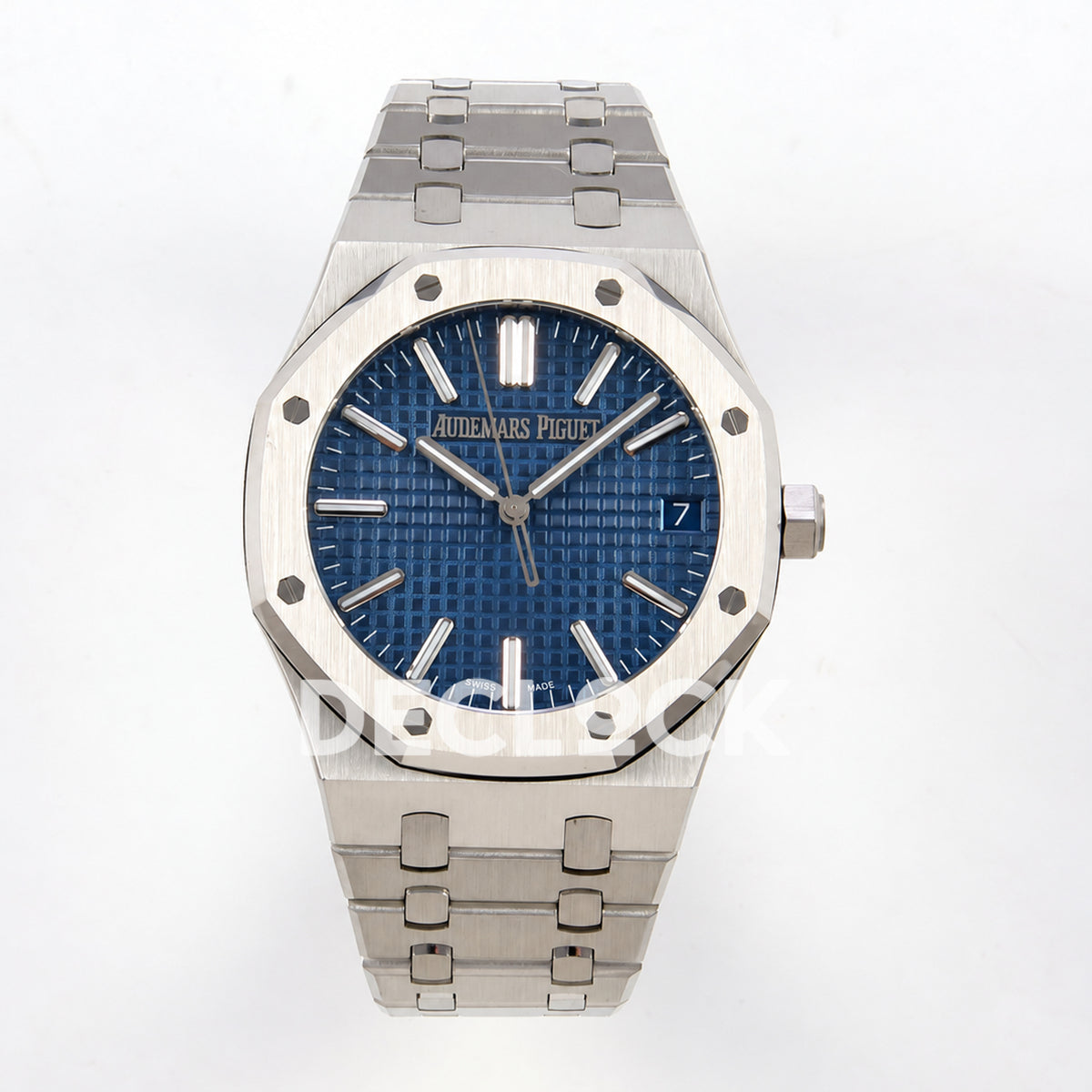 Audemars Piguet Royal Oak 15510ST.OO.1320ST.06 JF blue dial steel bracelet DD4302 — front