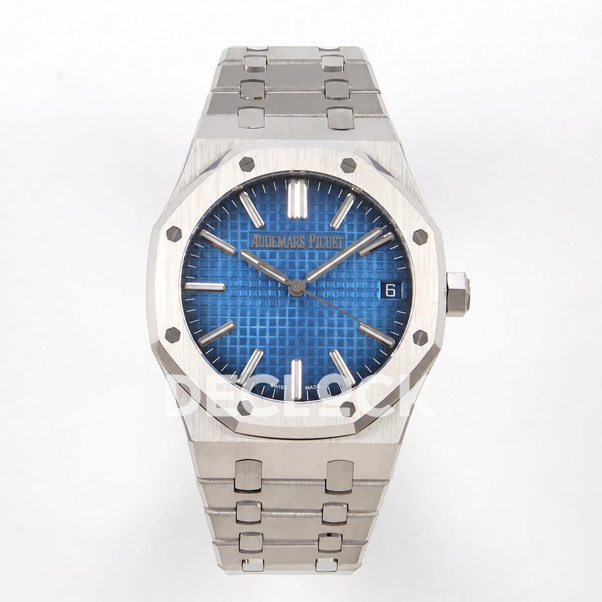 Audemars Piguet Royal Oak 15510 JF steel blue ombre dial DD4302 — front