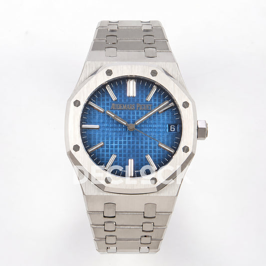Audemars Piguet Royal Oak 15510 JF steel blue ombre dial DD4302 — front
