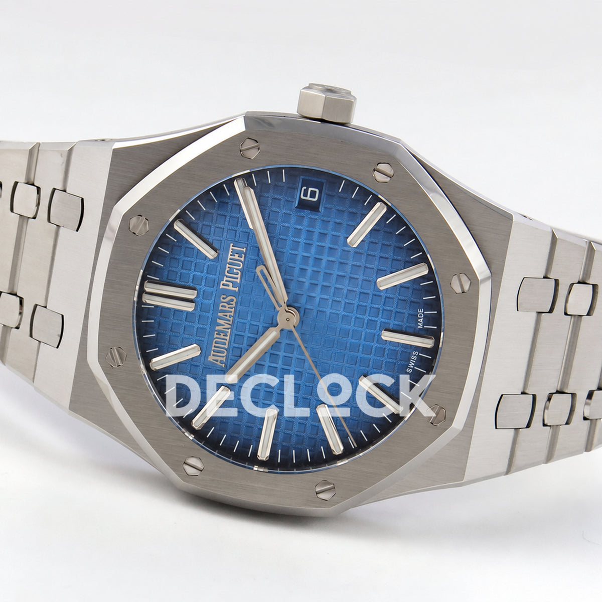 Audemars Piguet Royal Oak 15510 JF steel blue ombre dial DD4302 — horizontal right