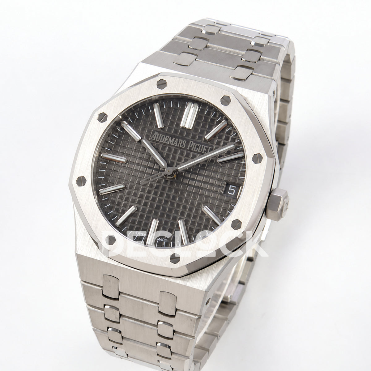 Audemars Piguet Royal Oak 15510 JF steel gray dial DD4302 — angled front