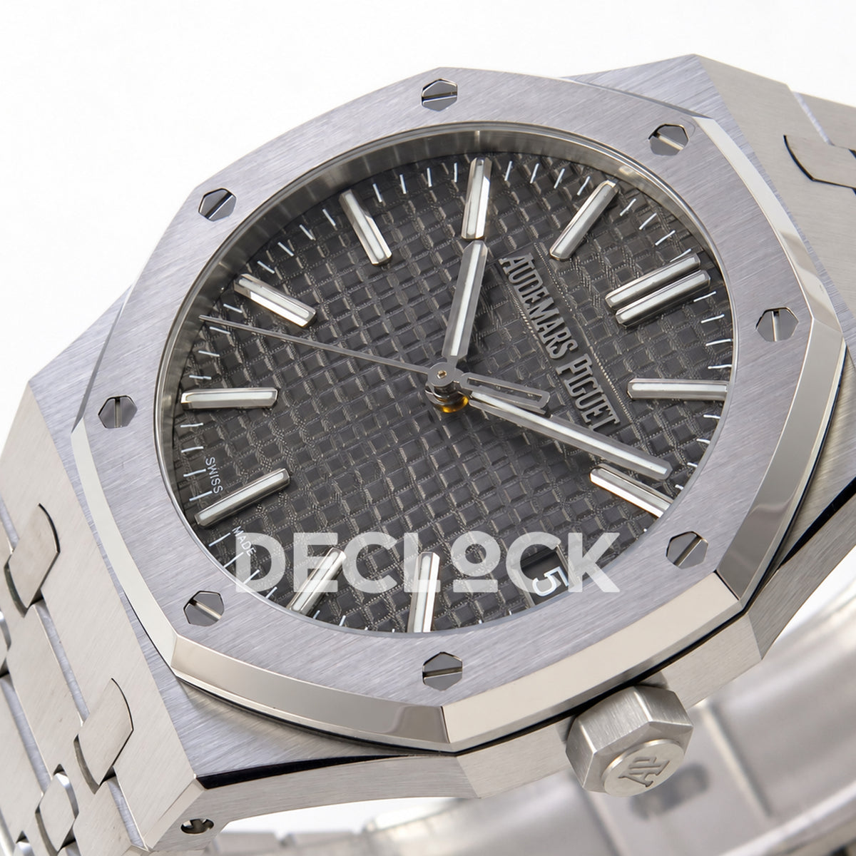 Audemars Piguet Royal Oak 15510 JF steel gray dial DD4302 — right angle