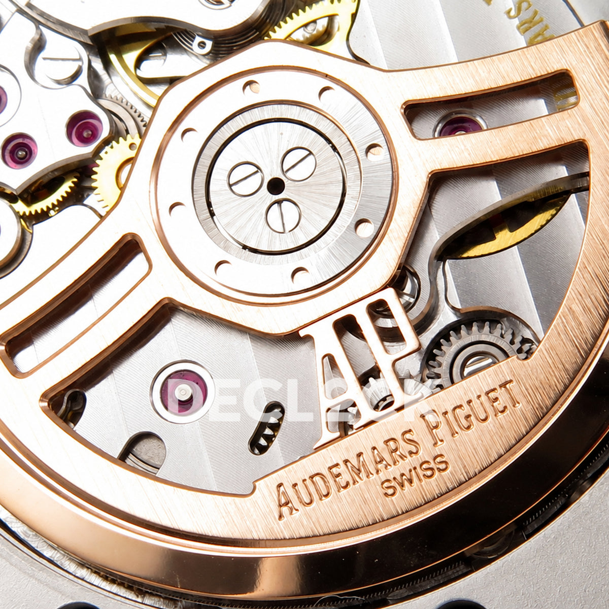 Audemars Piguet Royal Oak 15510 JF steel gray dial DD4302 — rotor close up