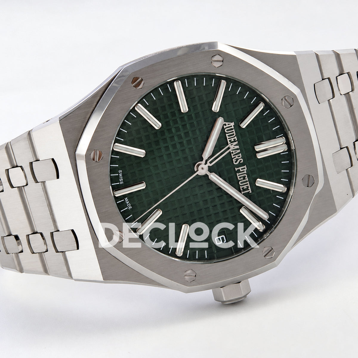 Audemars Piguet Royal Oak 15510 JF steel green dial DD4302 — horizontal left