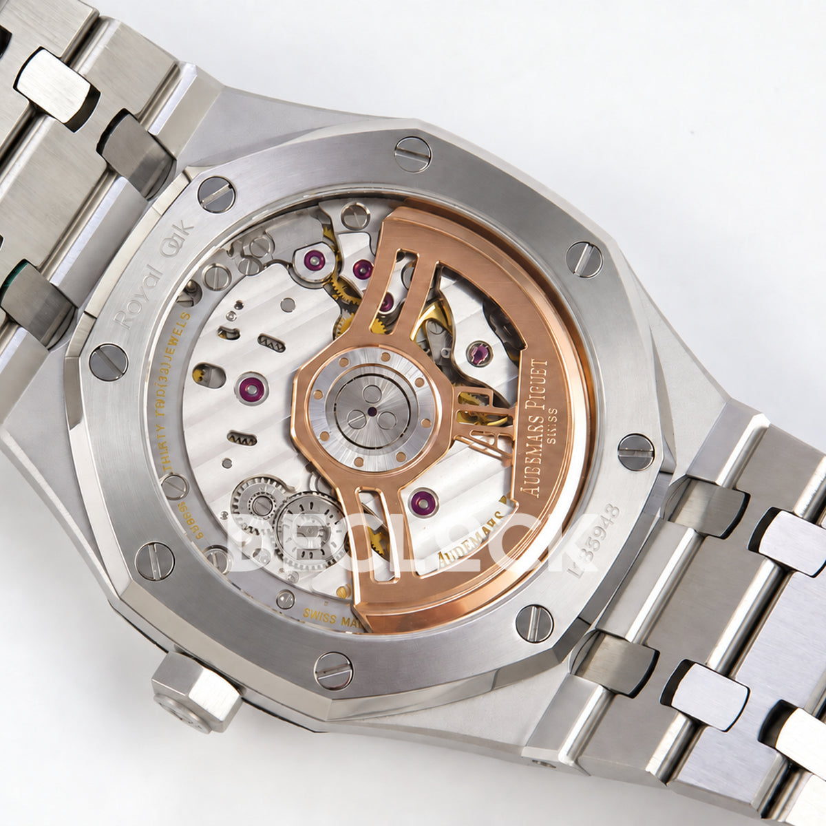 Audemars Piguet Royal Oak 15510 JF steel silver white dial DD4302 — caseback