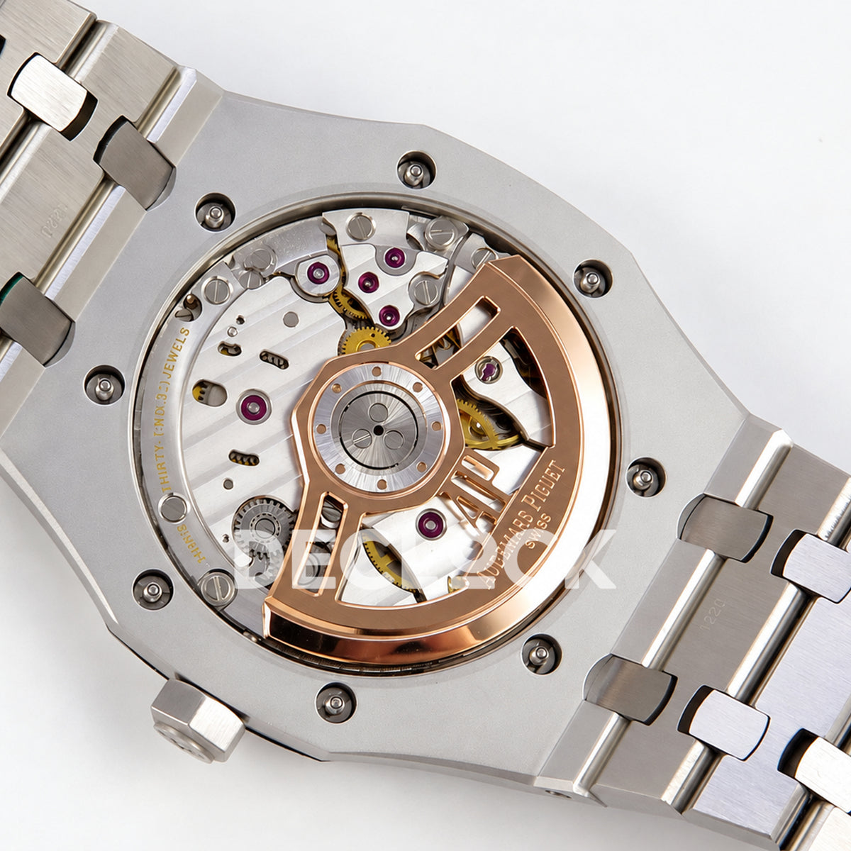 Audemars Piguet Royal Oak 15510 JF steel silver white dial DD4302 — movement open