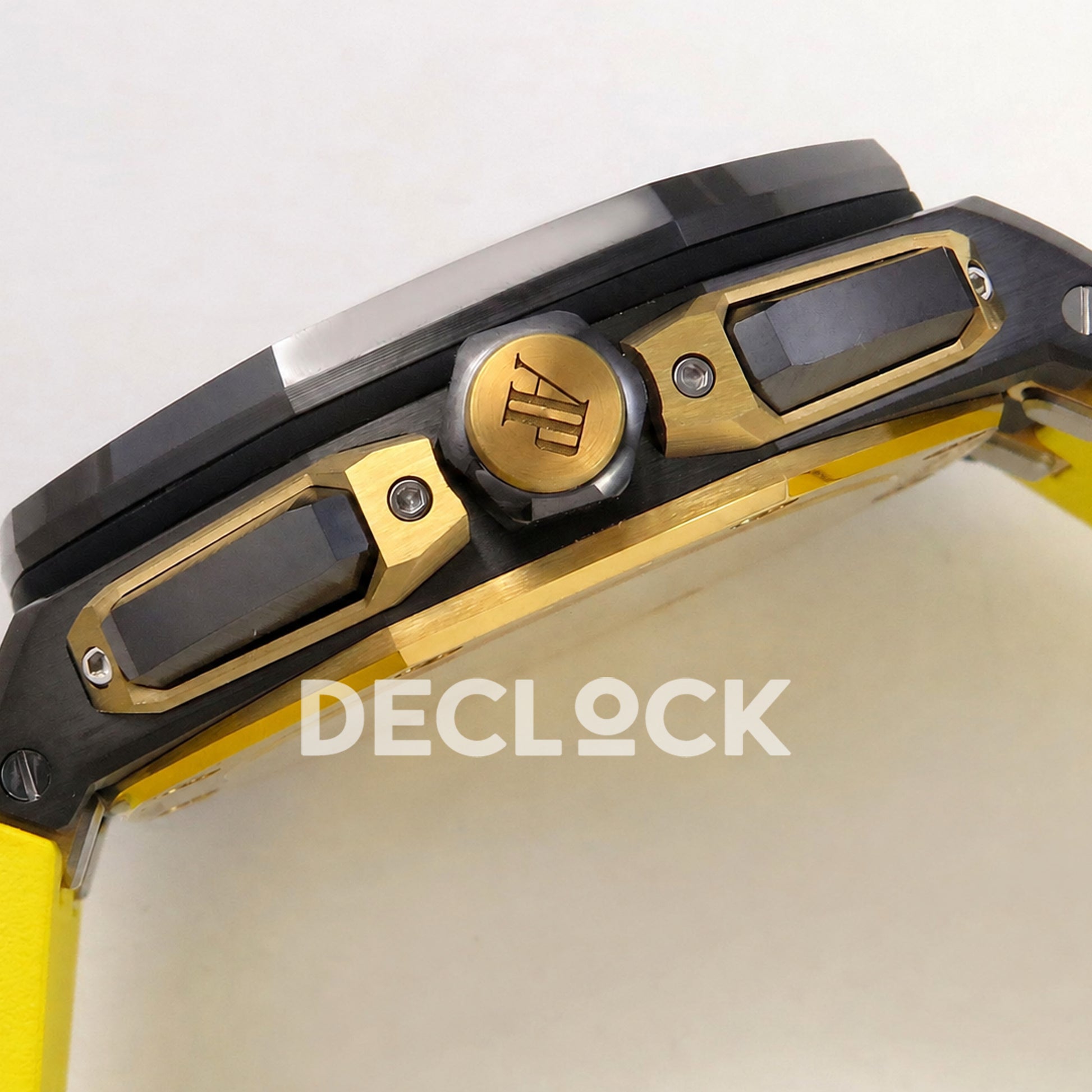 Audemars Piguet Royal Oak Offshore 43mm 26420 Black Ceramic Yellow Strap DDF DD4401 Super Clone