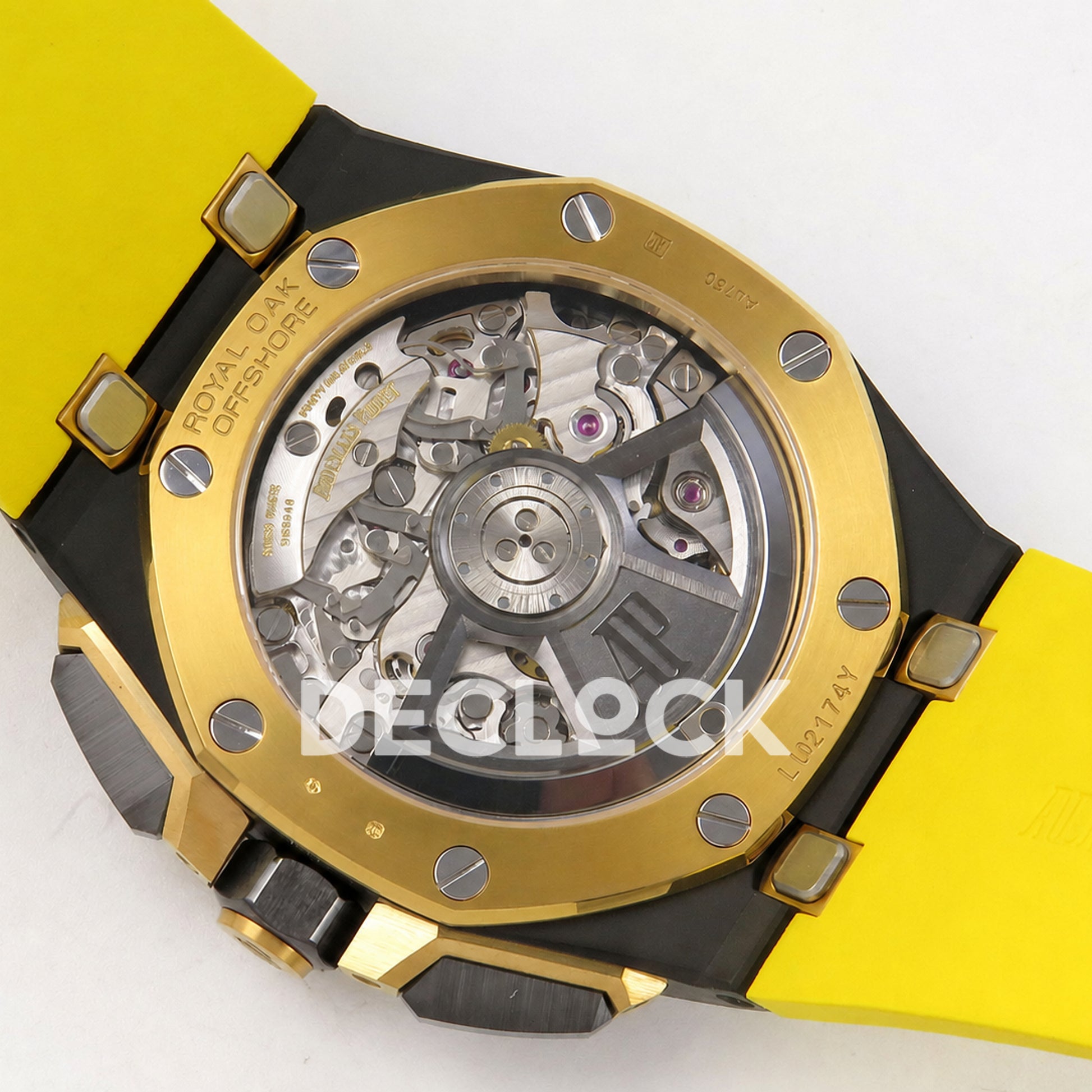 Audemars Piguet Royal Oak Offshore 43mm 26420 Black Ceramic Yellow Strap DDF DD4401 Super Clone