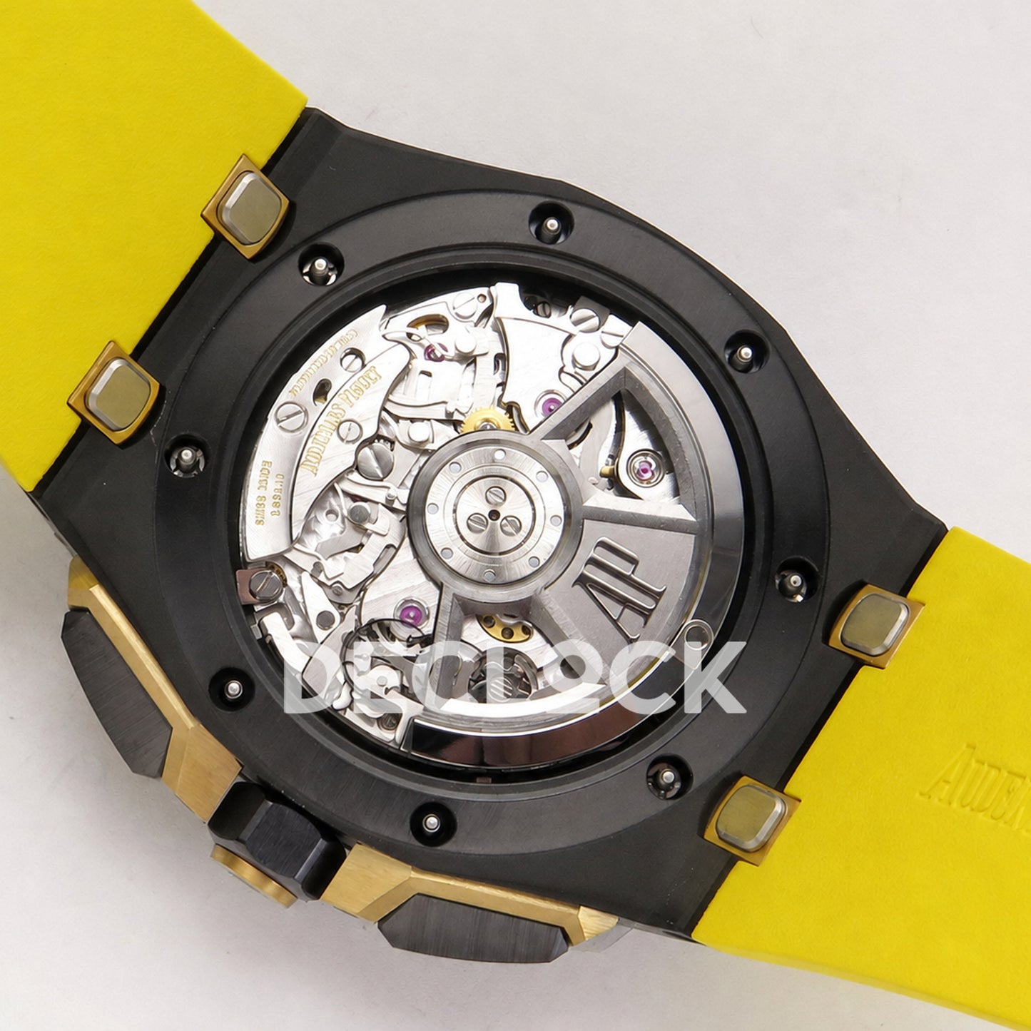 Audemars Piguet Royal Oak Offshore 43mm 26420 Black Ceramic Yellow Strap DDF DD4401 Super Clone