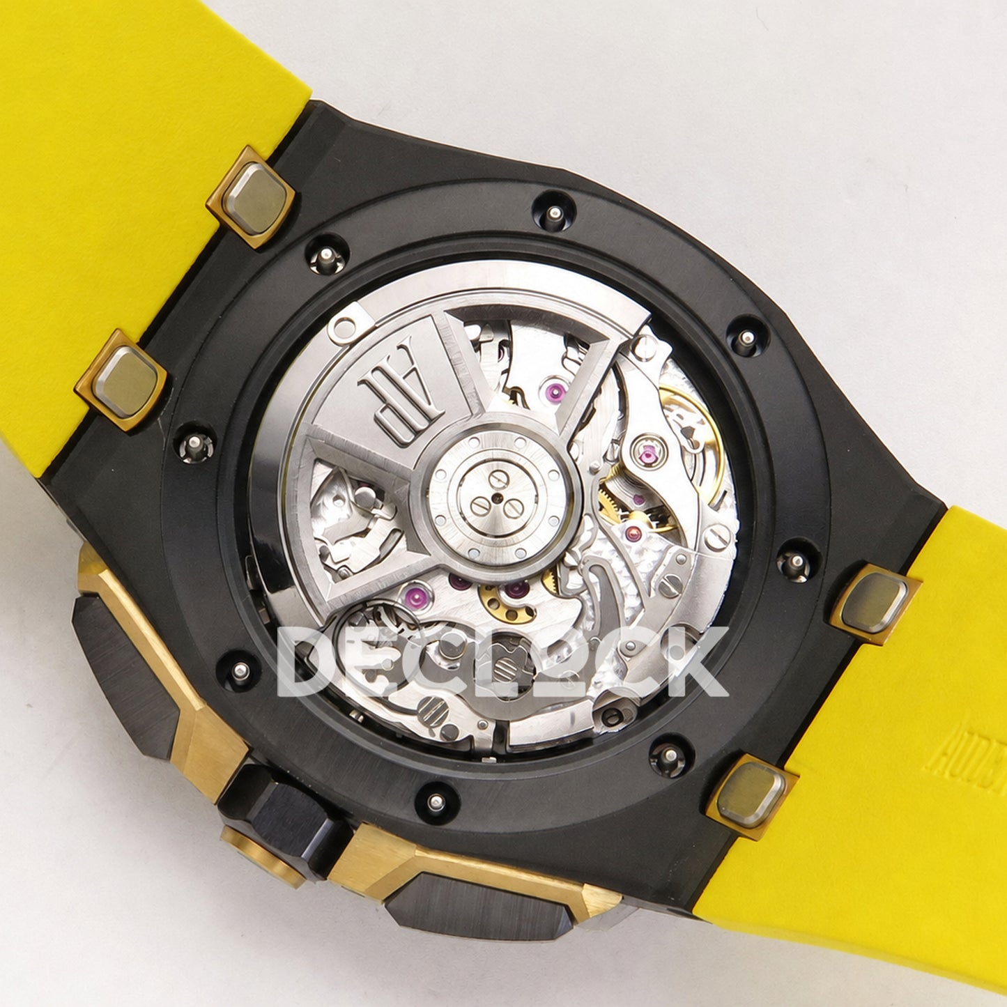 Audemars Piguet Royal Oak Offshore 43mm 26420 Black Ceramic Yellow Strap DDF DD4401 Super Clone