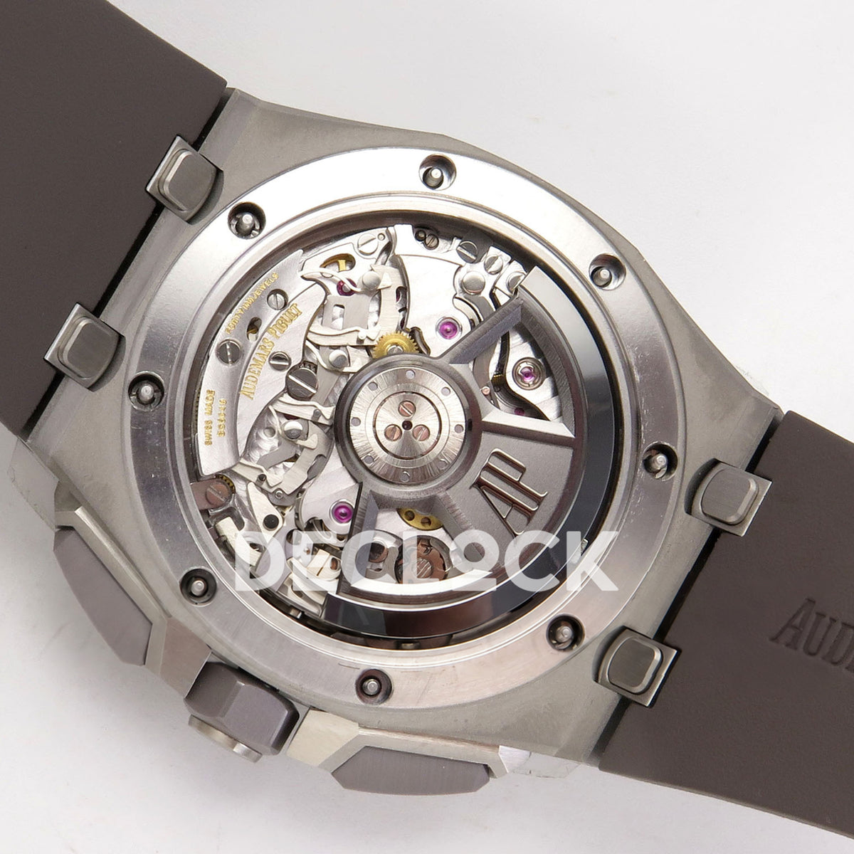 Audemars Piguet Royal Oak Offshore 26420 DDF replica - original movement and AP rotor with caseback ring removed