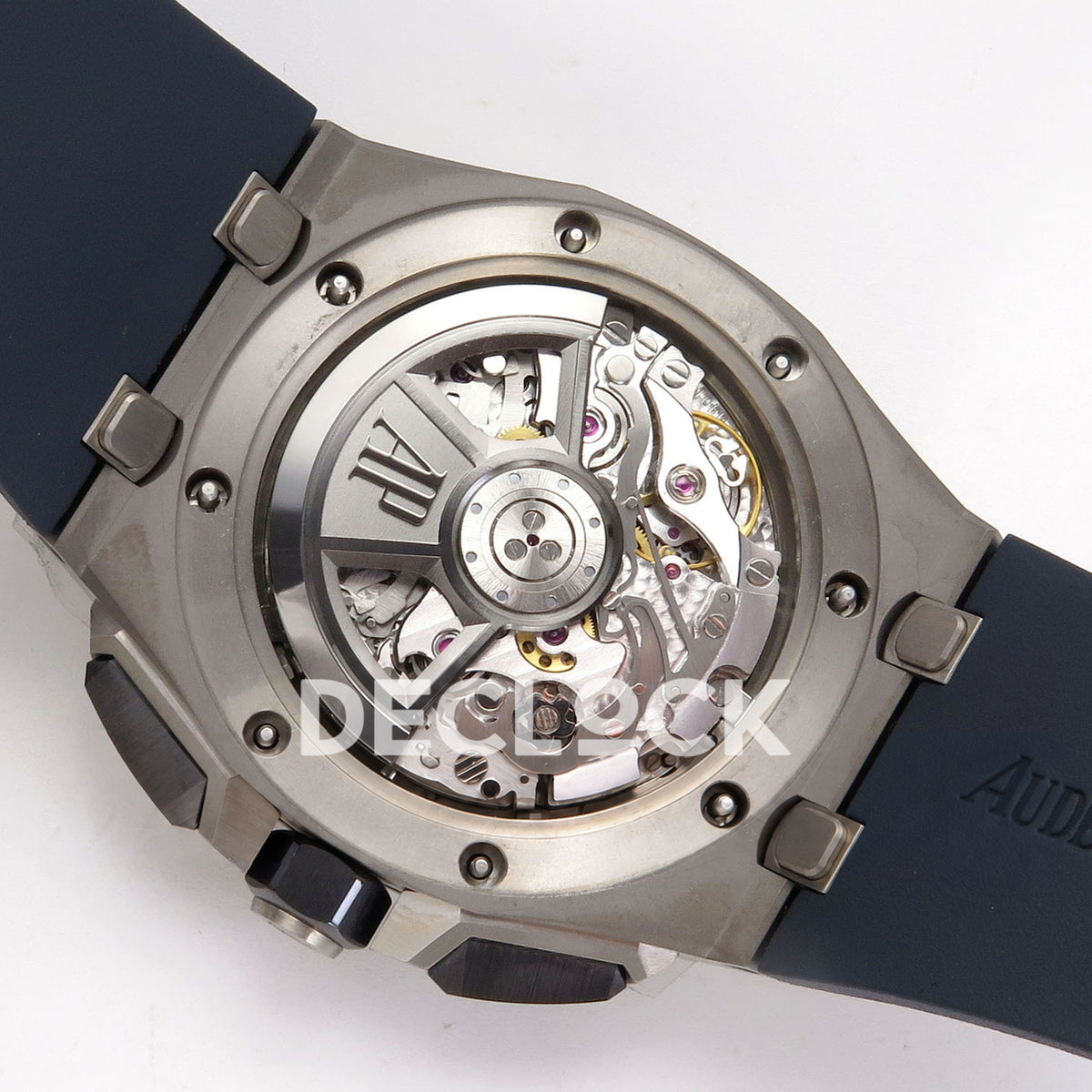 Audemars Piguet Royal Oak Offshore 26420 DDF replica - original movement and AP rotor with caseback ring removed
