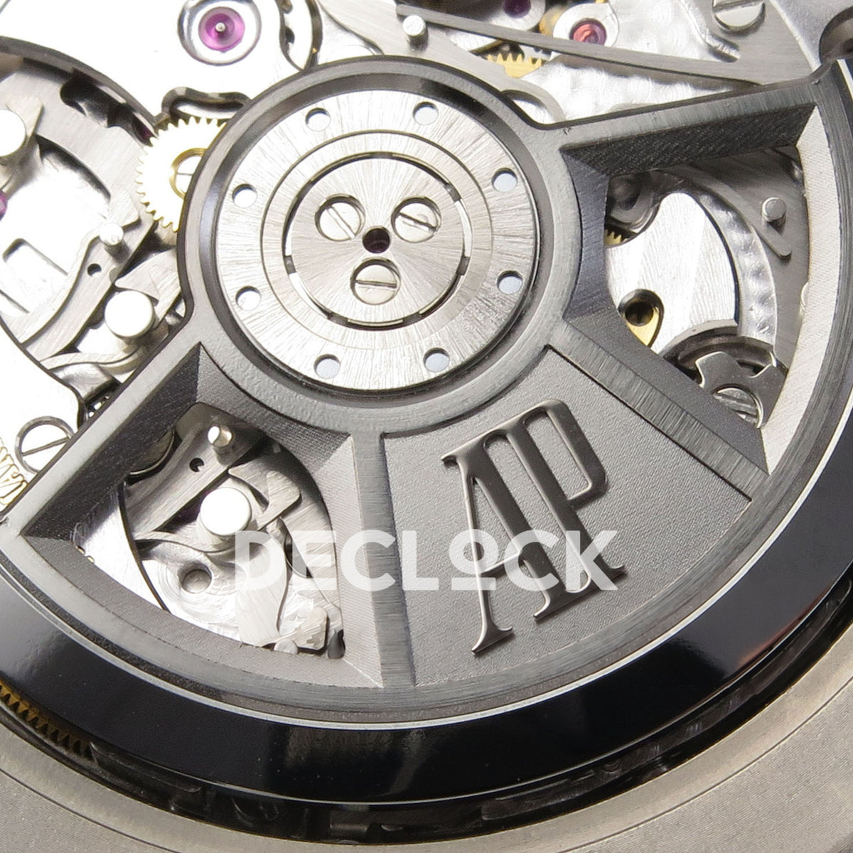 Audemars Piguet Royal Oak Offshore 26420 DDF replica - original AP rotor and movement parts in close-up