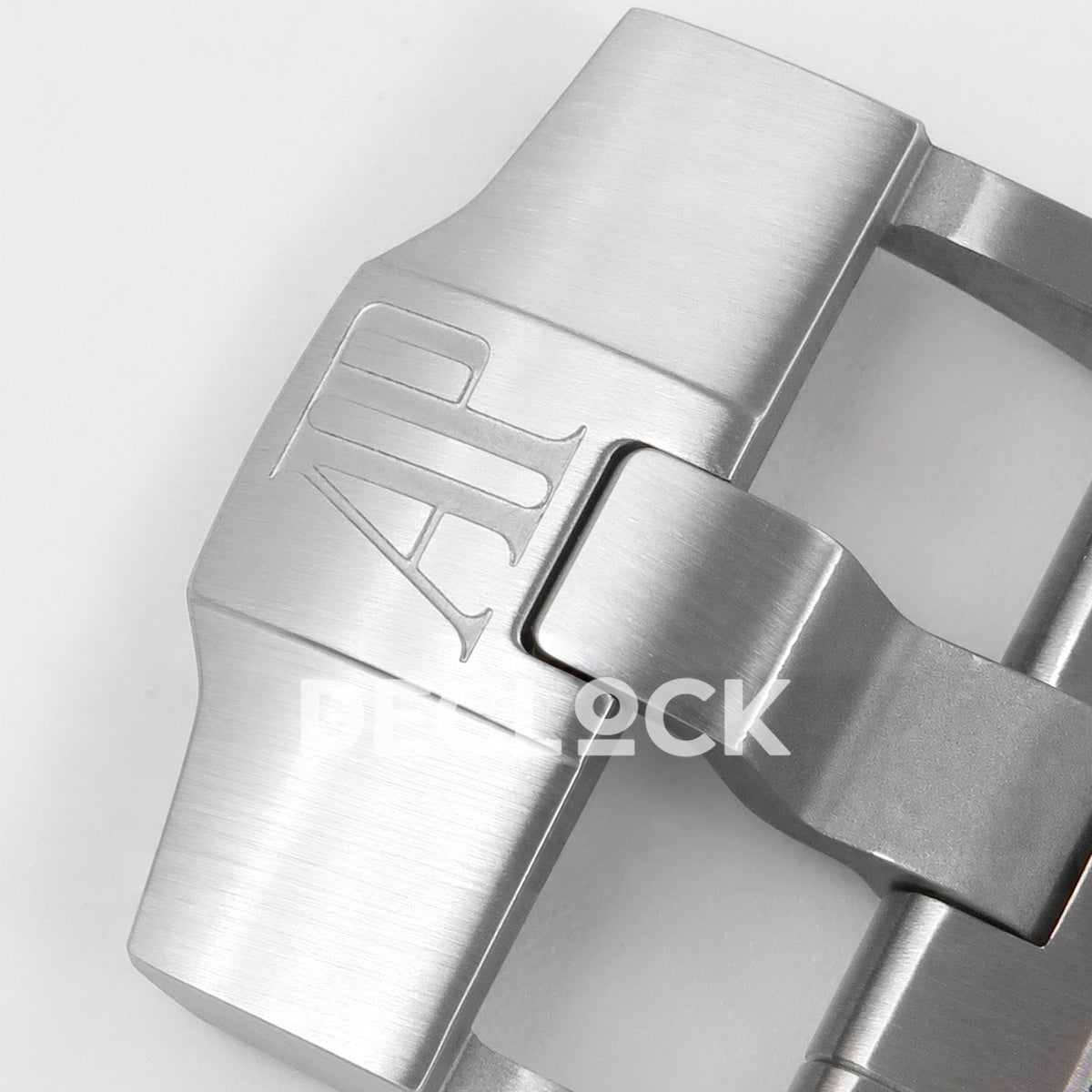 Audemars Piguet Royal Oak Offshore 42 26238TI.OO.A056CA.01 Titanium Green OCTA SA4404 Free Sprung replica - buckle logo closeup