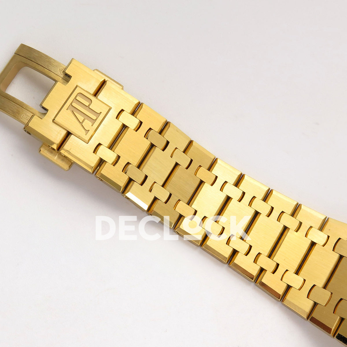Audemars Piguet Royal Oak Openworked 15407BA DDF replica - original AP clasp engraving and integrated bracelet