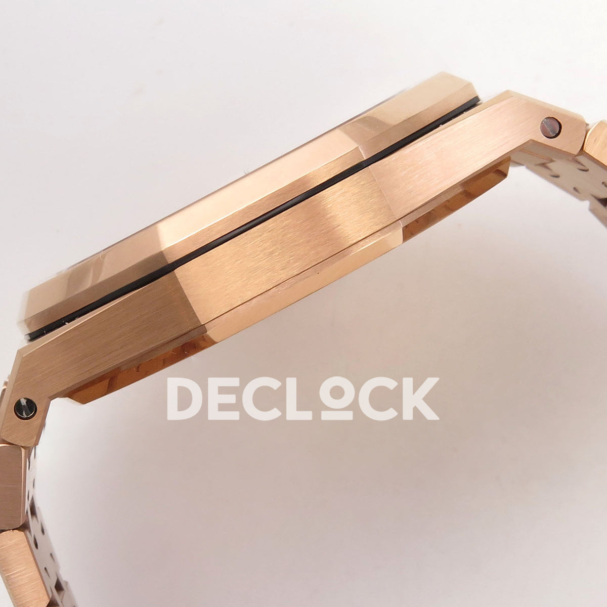 Audemars Piguet Royal Oak Openworked 15407OR DDF replica - brushed case profile and original screws