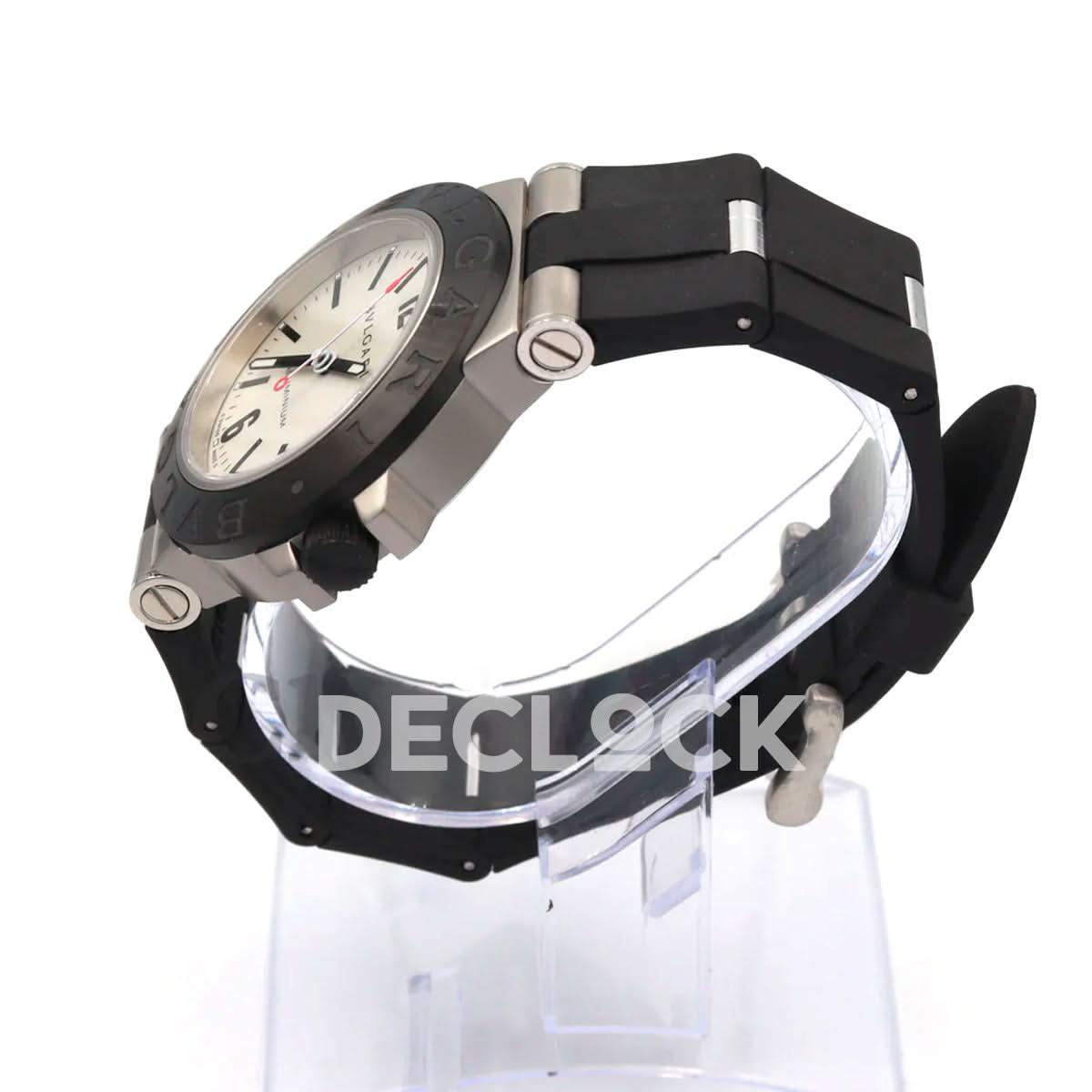 Replica Bvlgari BVG0077A – Aluminum Watch AL/RU Cream/Stk SW300 |  Declock.