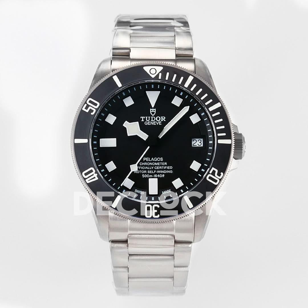 Replica Tudor Black Pelagos on Titanium Bracelet |  Declock.