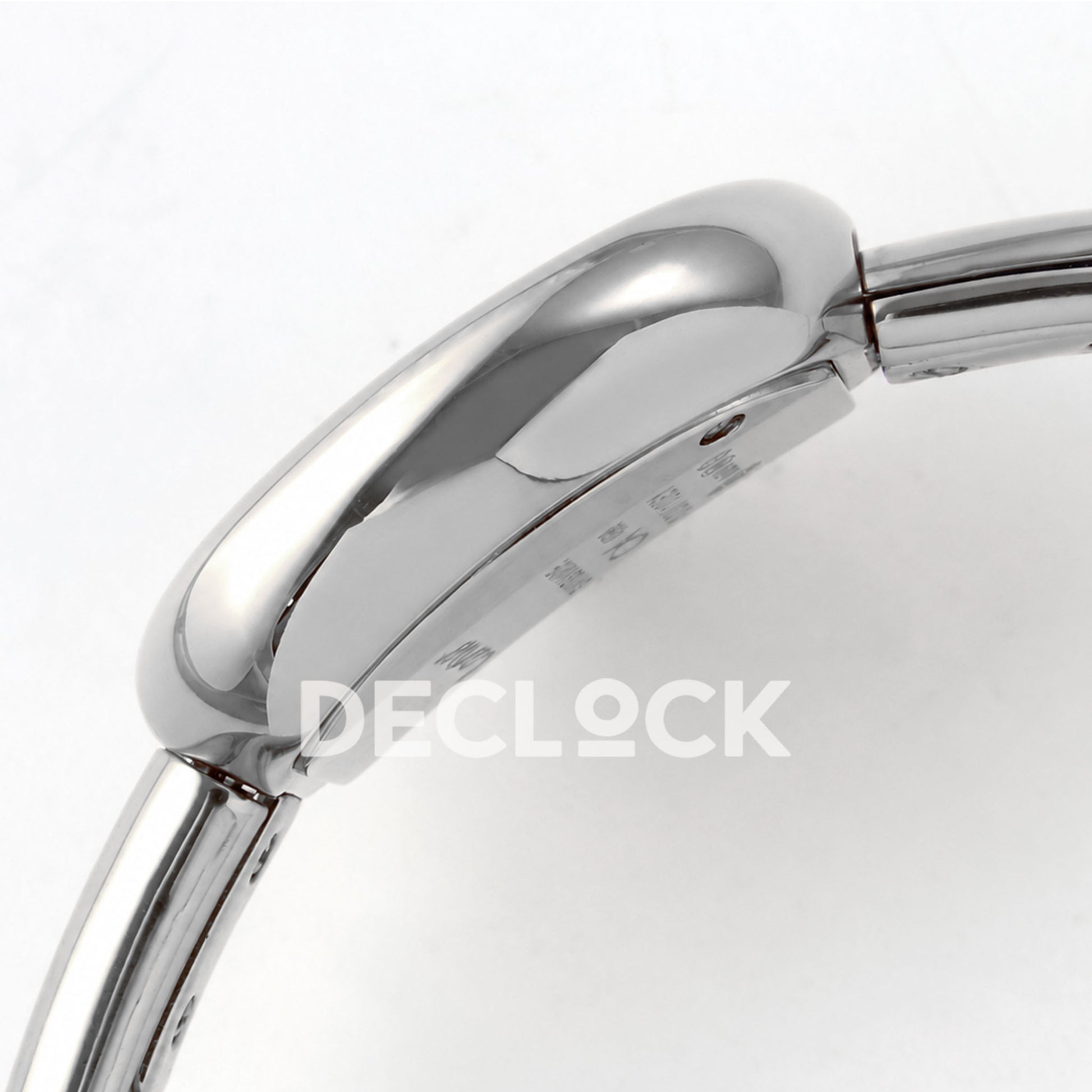 Cartier Baignoire White Gold Plated Bangle Size 17 BLSF Swiss Quartz
