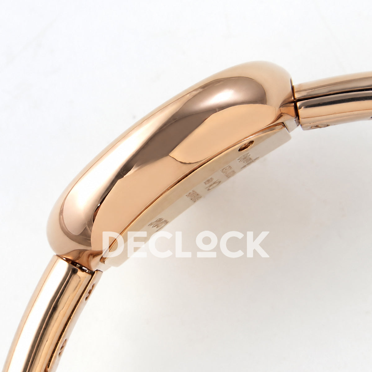 Cartier Baignoire Rose Gold Plated Bangle Size 17 BLSF Swiss Quartz