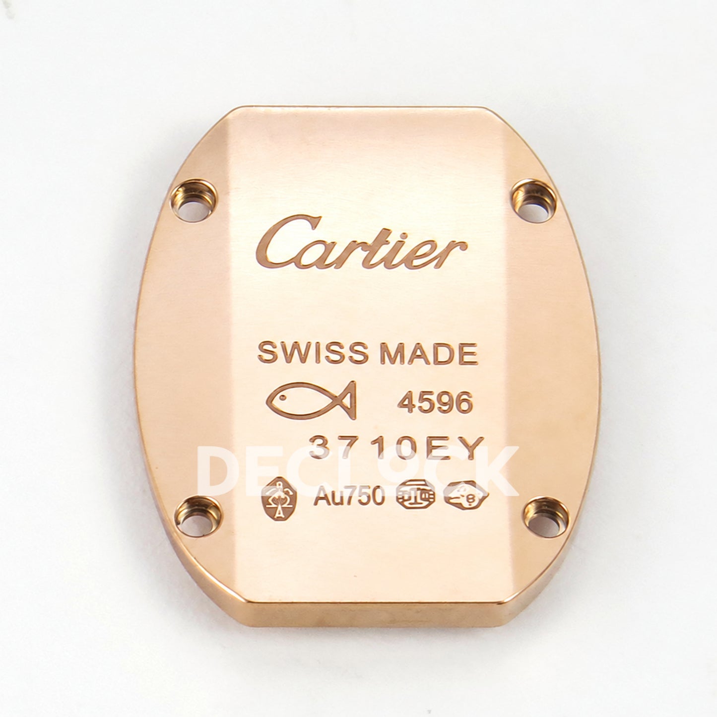 Cartier Baignoire Rose Gold Plated Bangle Size 17 BLSF Swiss Quartz