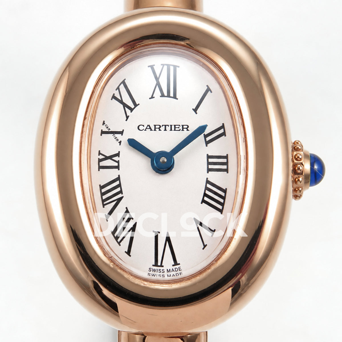 Cartier Baignoire Rose Gold Plated Bangle Size 16 BLSF Swiss Quartz