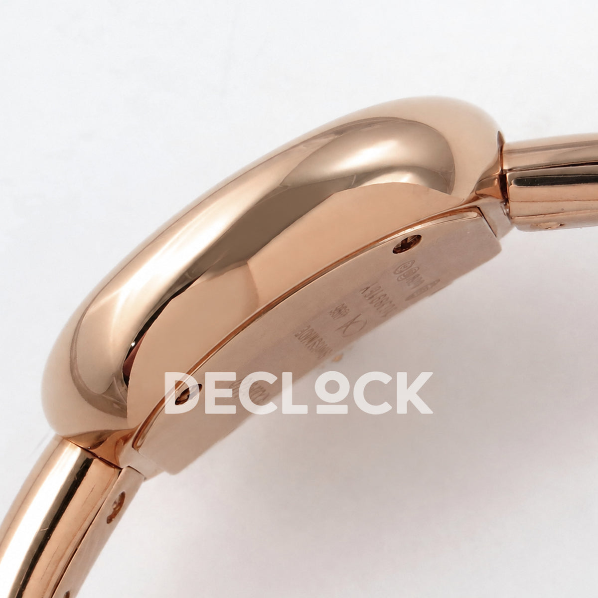 Cartier Baignoire Rose Gold Plated Bangle Size 16 BLSF Swiss Quartz