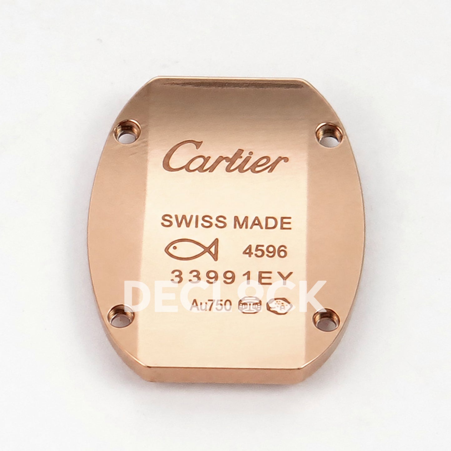 Cartier Baignoire Rose Gold Plated Bangle Size 16 BLSF Swiss Quartz