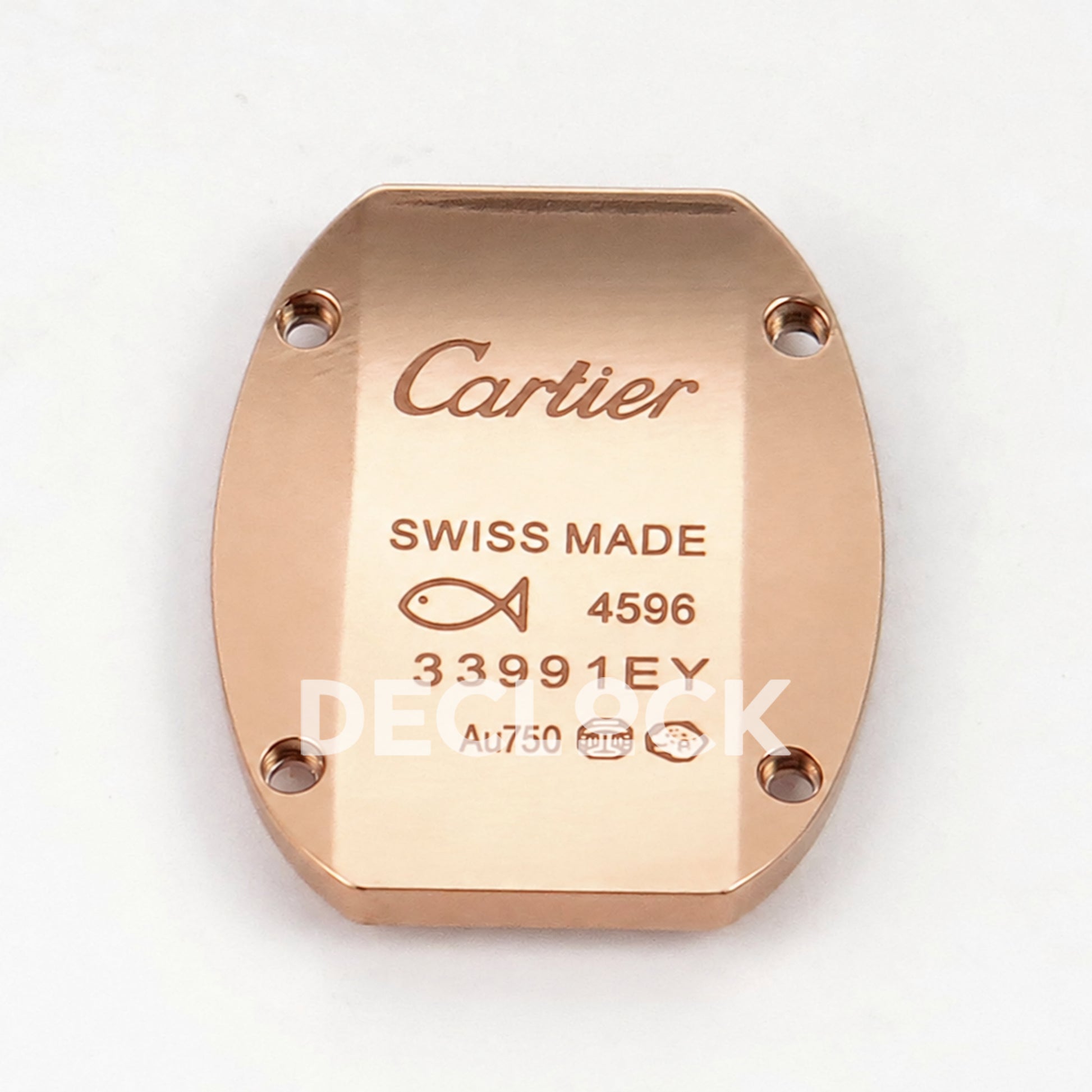 Cartier Baignoire Rose Gold Plated Bangle Size 16 BLSF Swiss Quartz