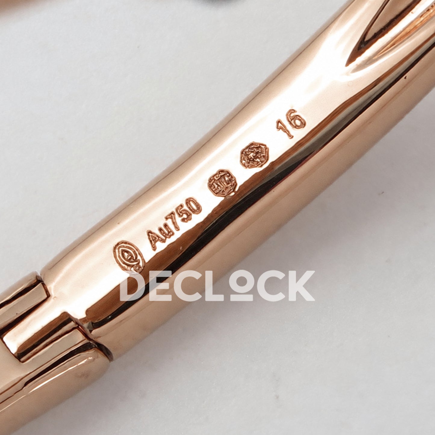Cartier Baignoire Rose Gold Plated Bangle Size 16 BLSF Swiss Quartz