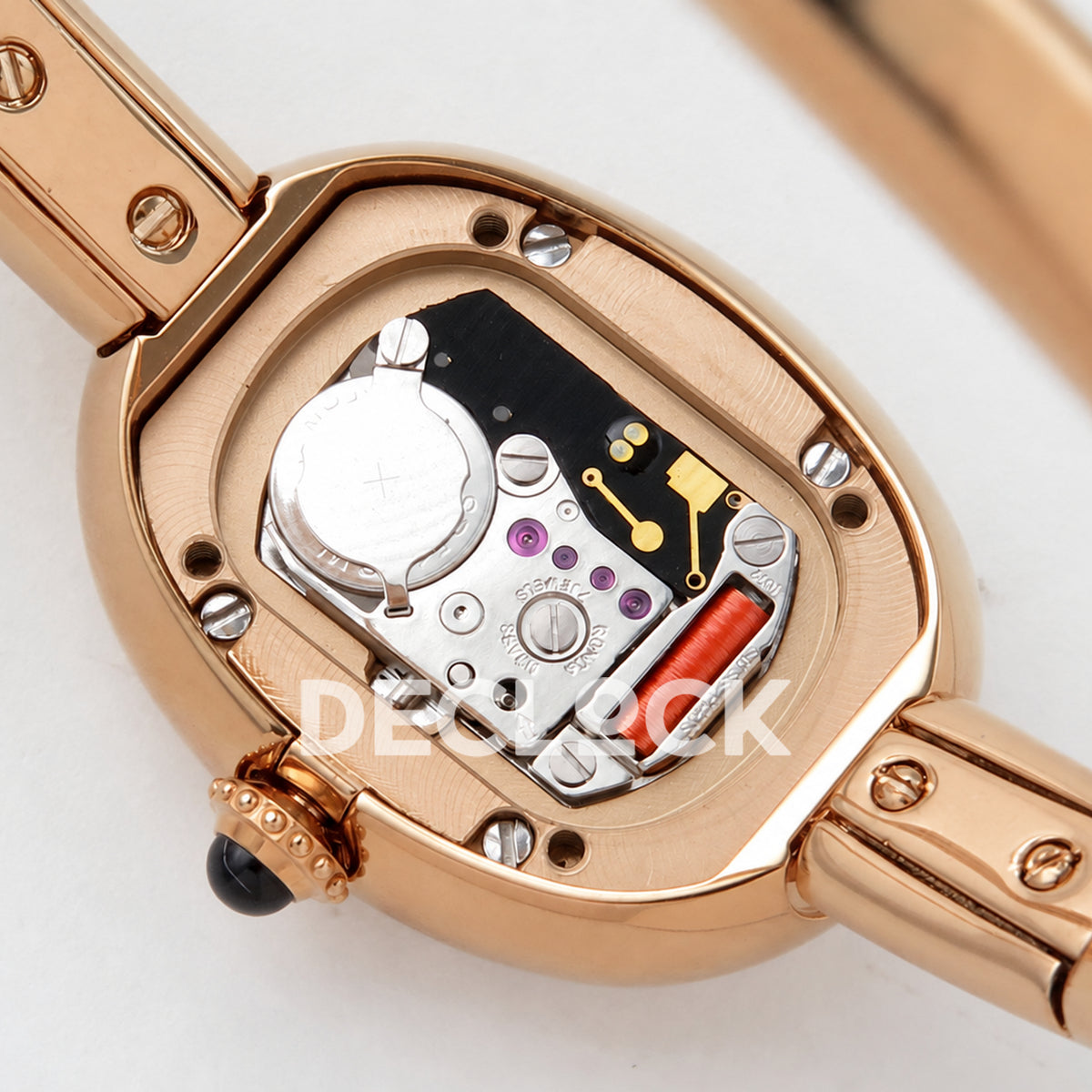 Cartier Baignoire Rose Gold Plated Bangle Size 16 BLSF Swiss Quartz