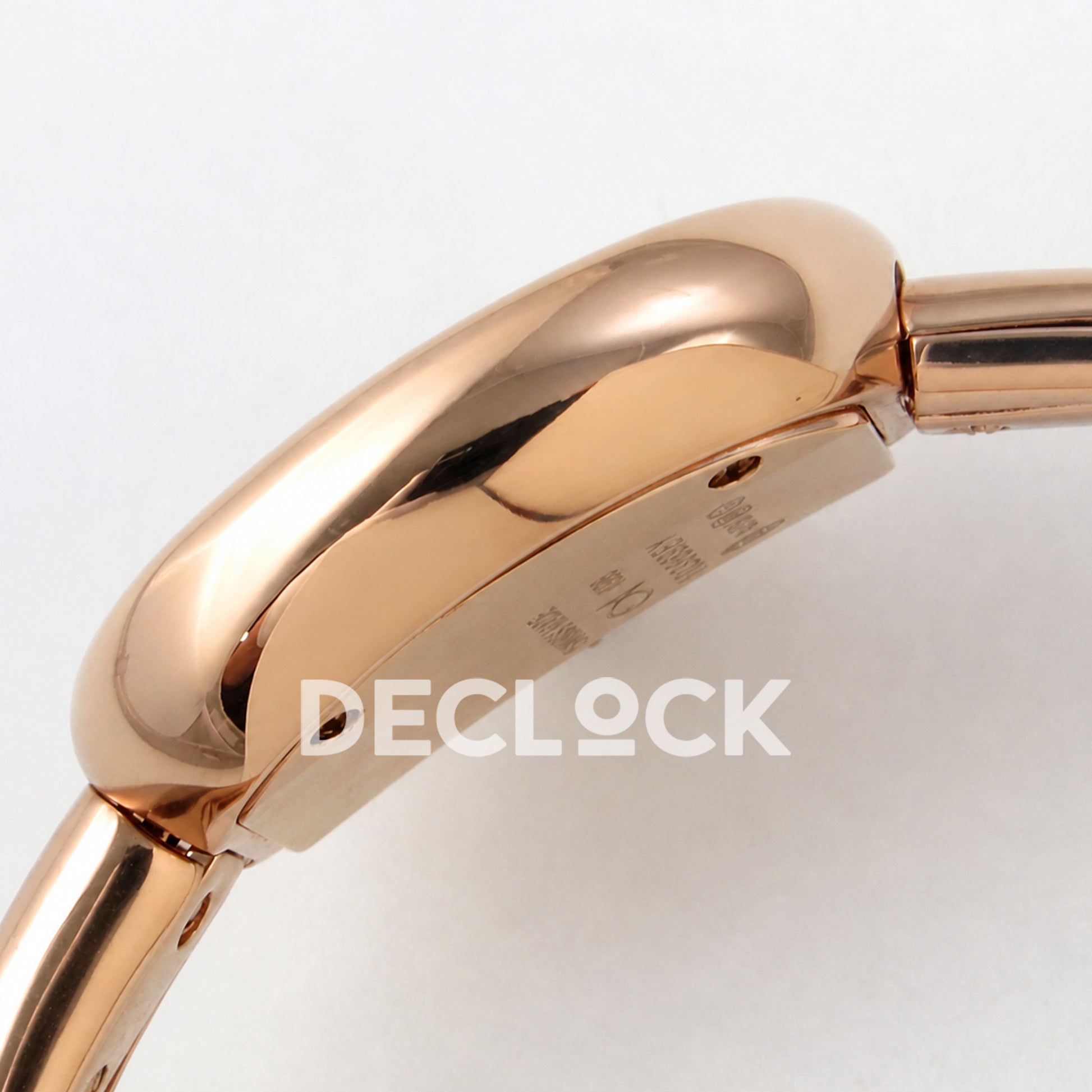 Cartier Baignoire Rose Gold Plated Bangle Size 15 BLSF Swiss Quartz