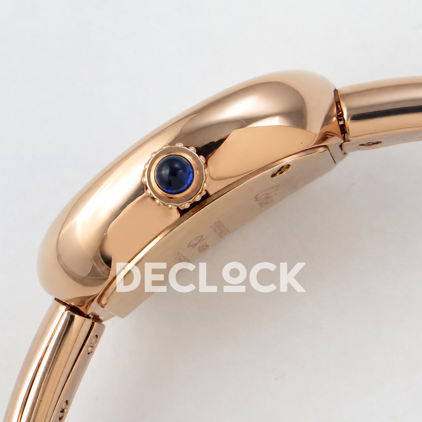 Cartier Baignoire Rose Gold Plated Bangle Size 15 BLSF Swiss Quartz