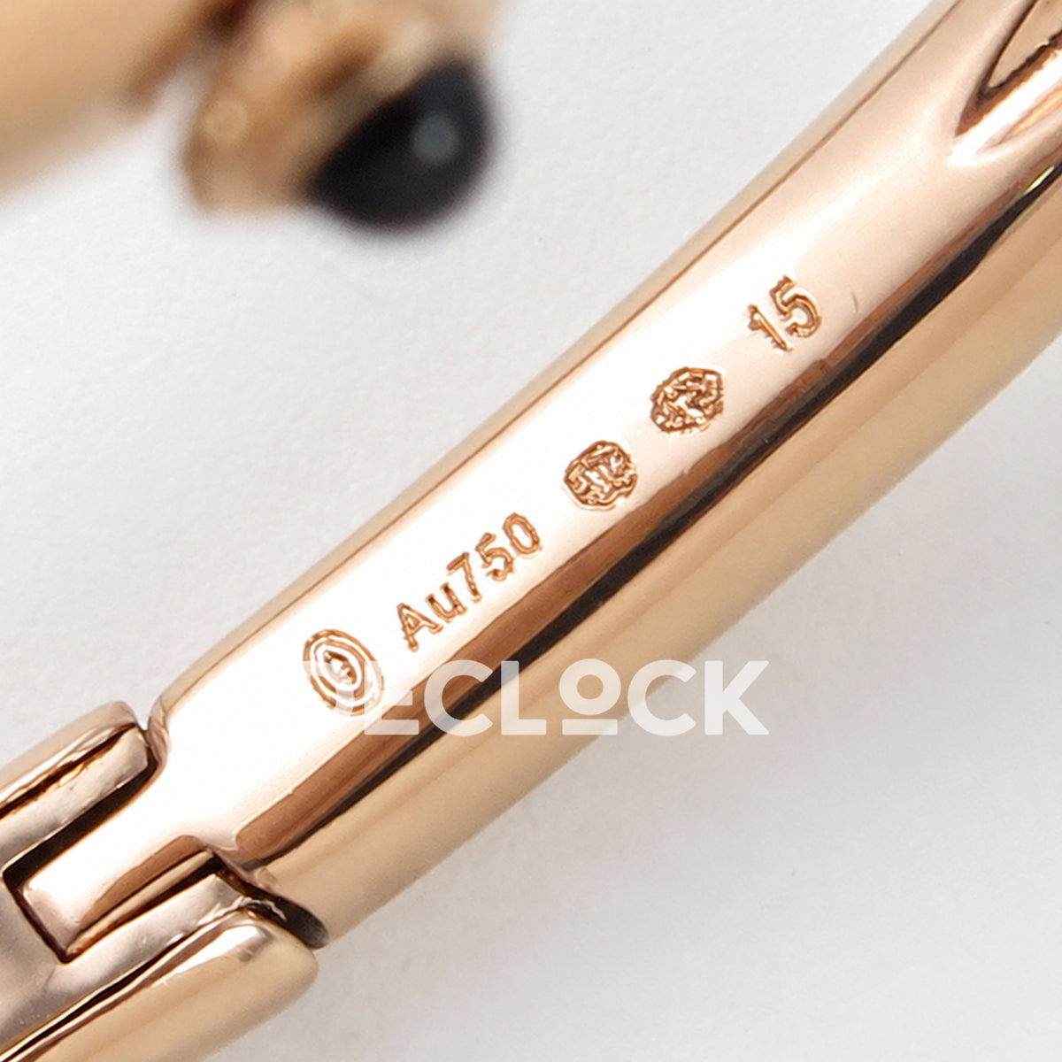 Cartier Baignoire Rose Gold Plated Bangle Size 15 BLSF Swiss Quartz