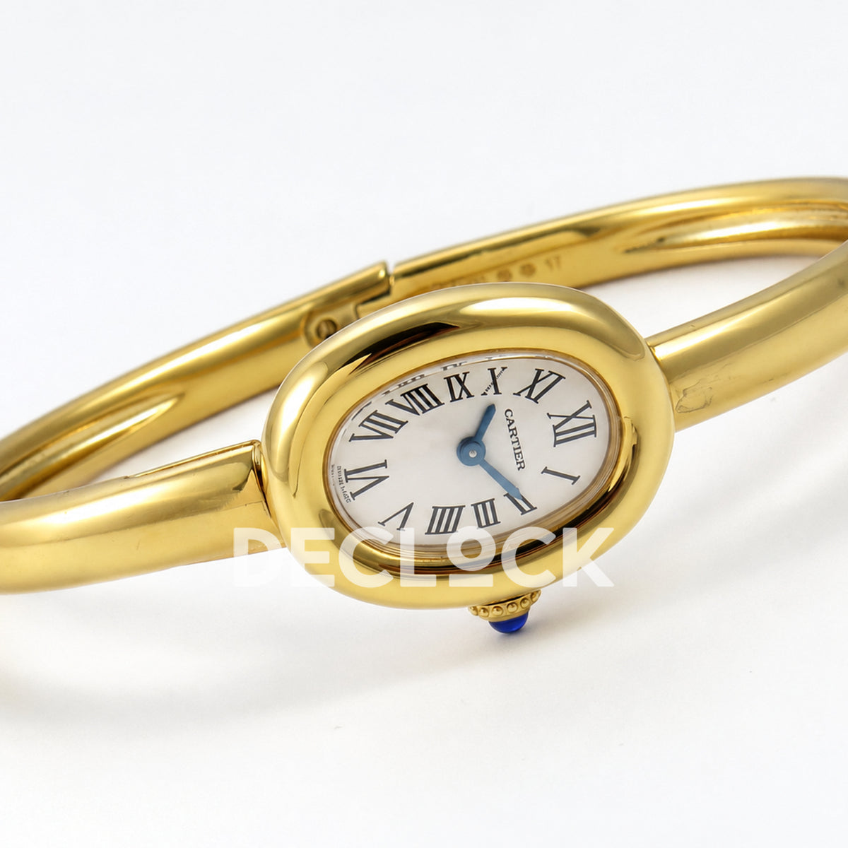 Cartier Baignoire Yellow Gold Plated Bangle Size 17 BLSF Swiss Quartz