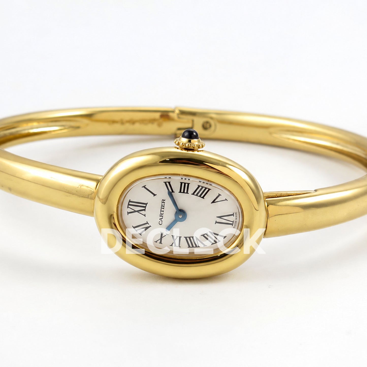 Cartier Baignoire Yellow Gold Plated Bangle Size 17 BLSF Swiss Quartz