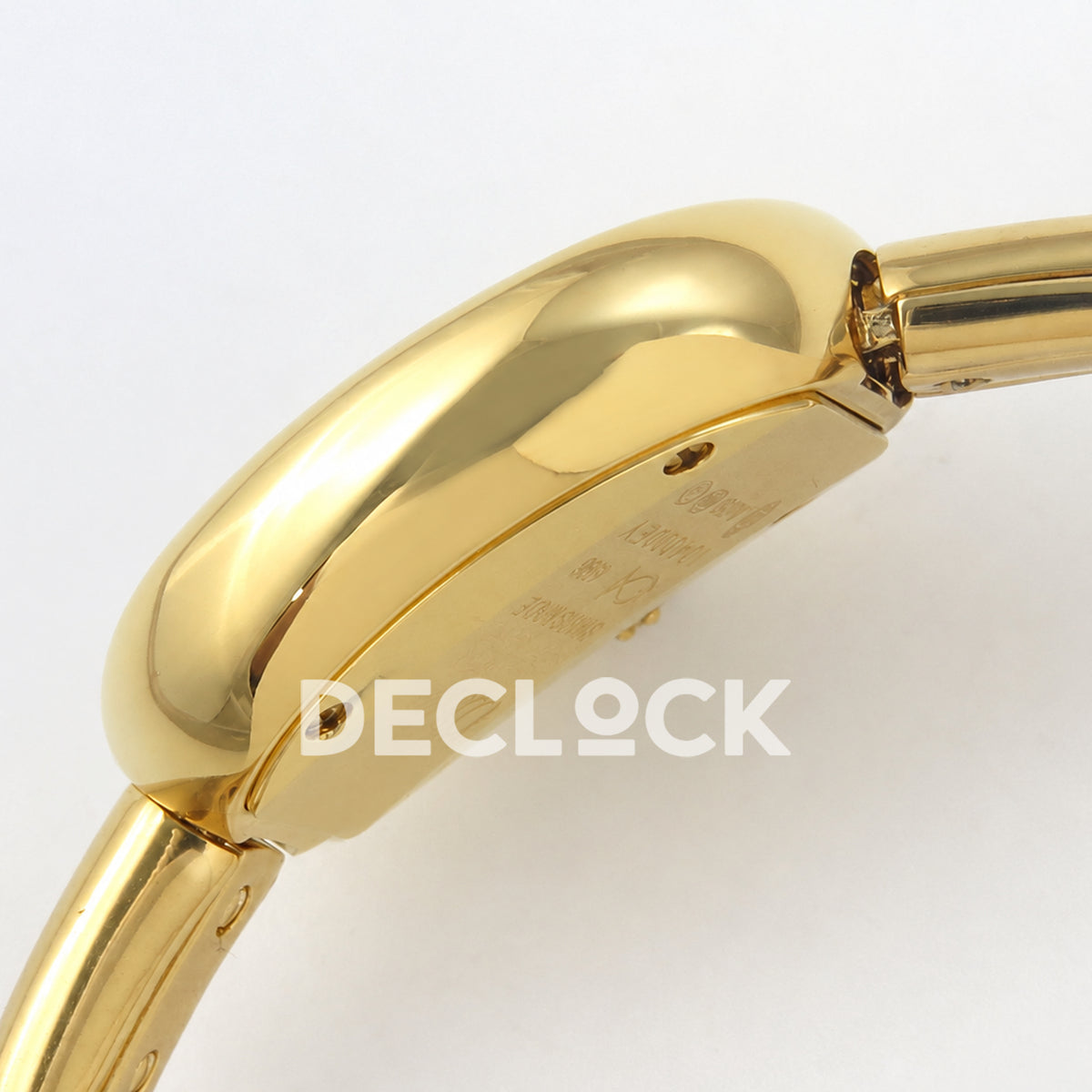 Cartier Baignoire Yellow Gold Plated Bangle Size 17 BLSF Swiss Quartz
