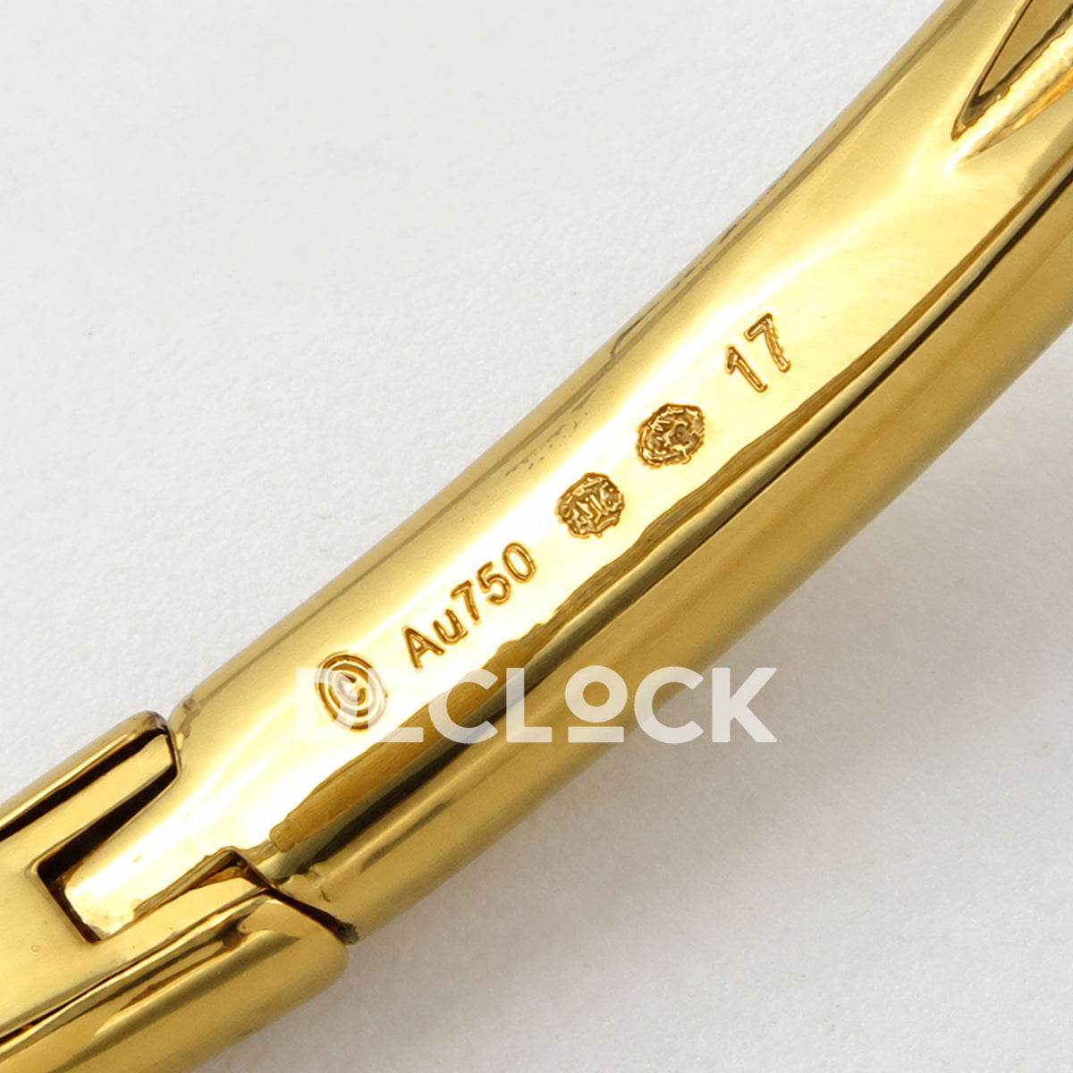 Cartier Baignoire Yellow Gold Plated Bangle Size 17 BLSF Swiss Quartz