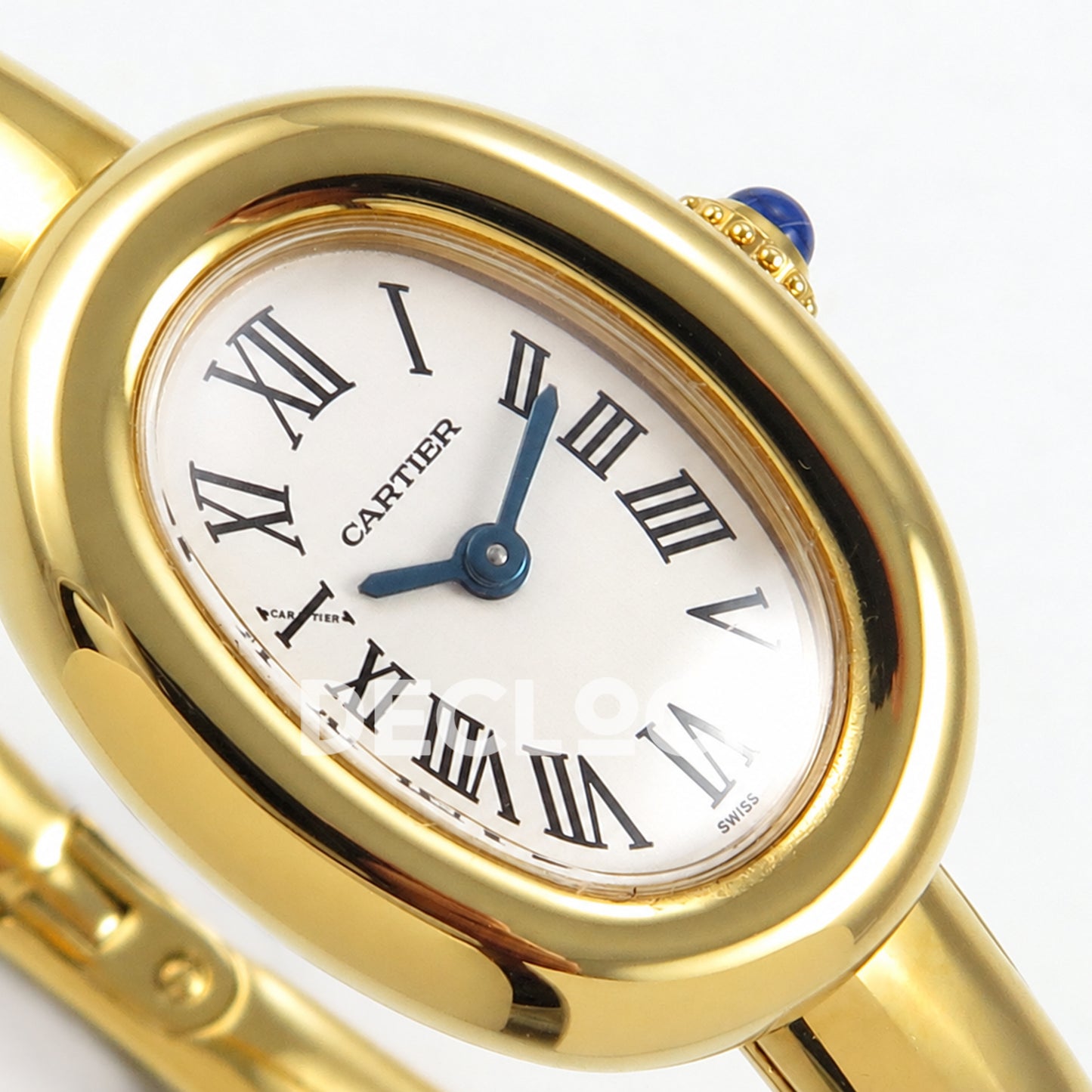 Cartier Baignoire Yellow Gold Plated Bangle Size 16 BLSF Swiss Quartz