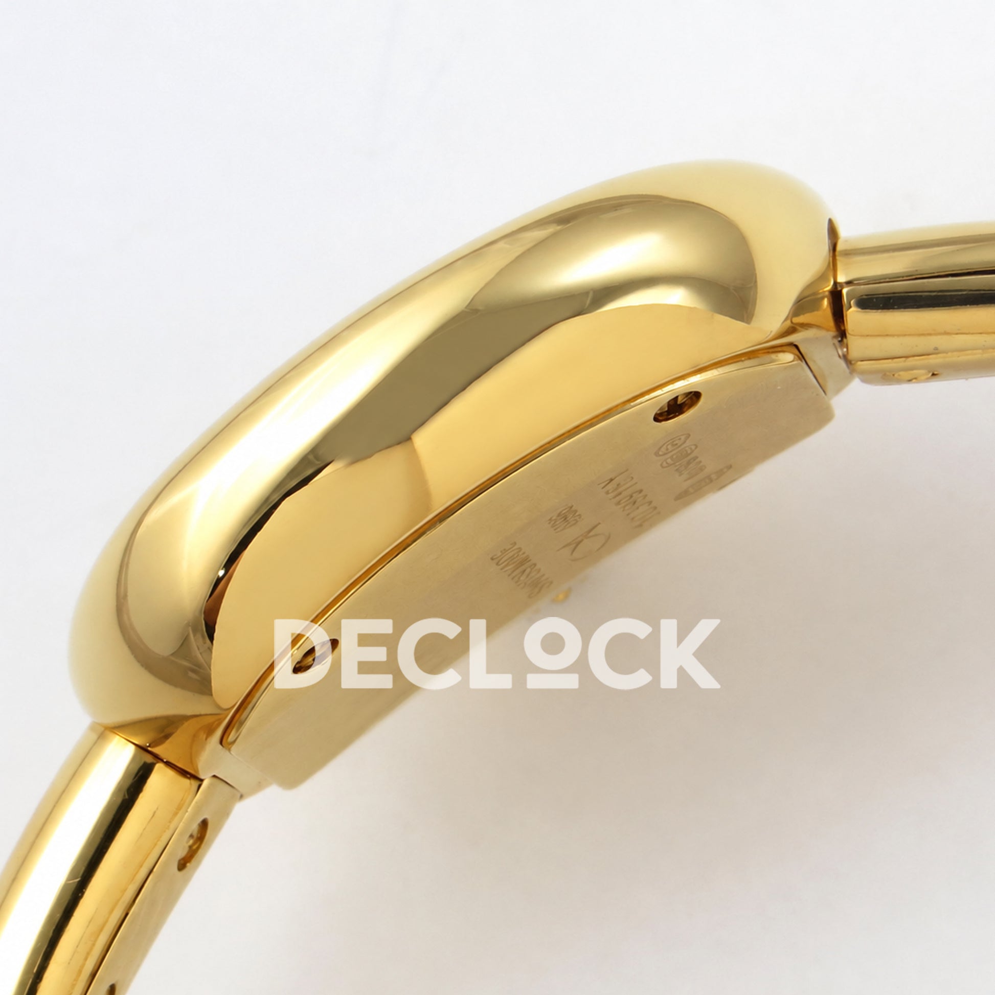 Cartier Baignoire Yellow Gold Plated Bangle Size 16 BLSF Swiss Quartz