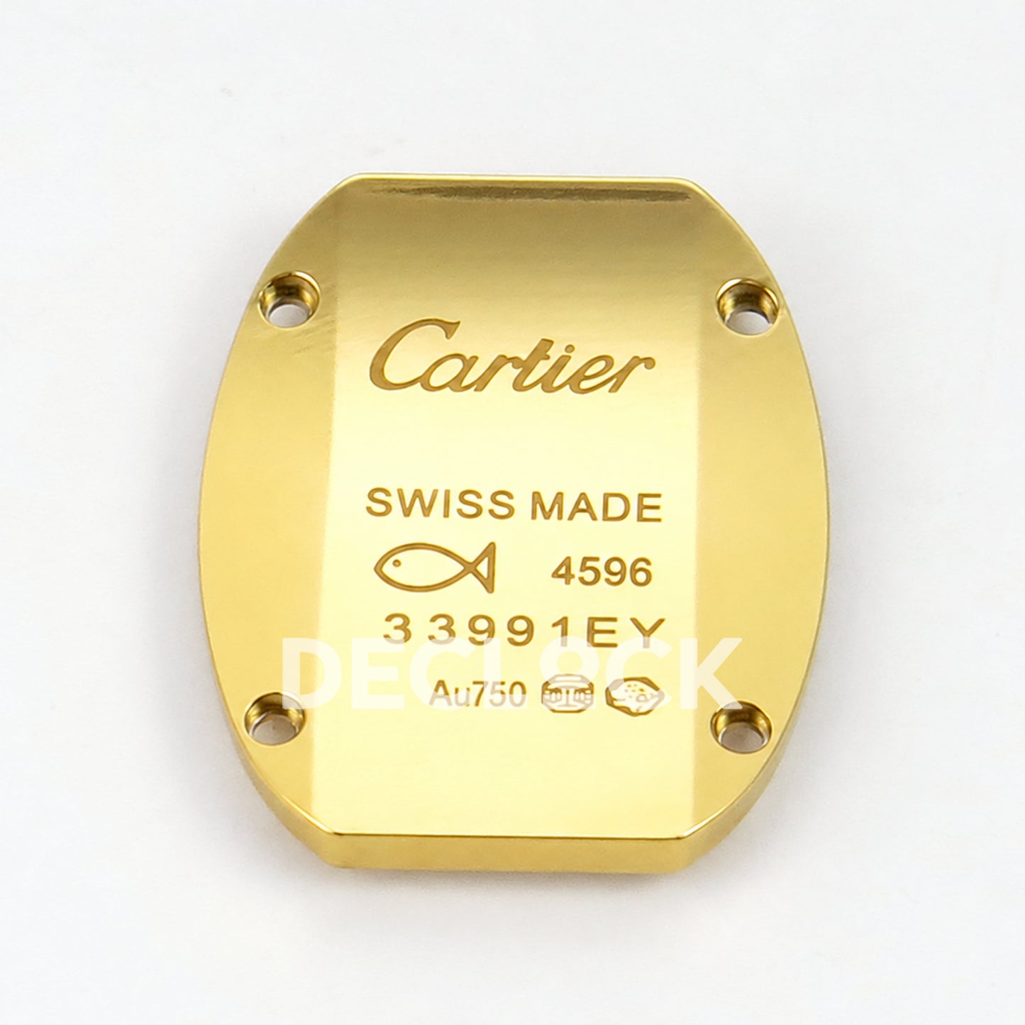 Cartier Baignoire Yellow Gold Plated Bangle Size 16 BLSF Swiss Quartz